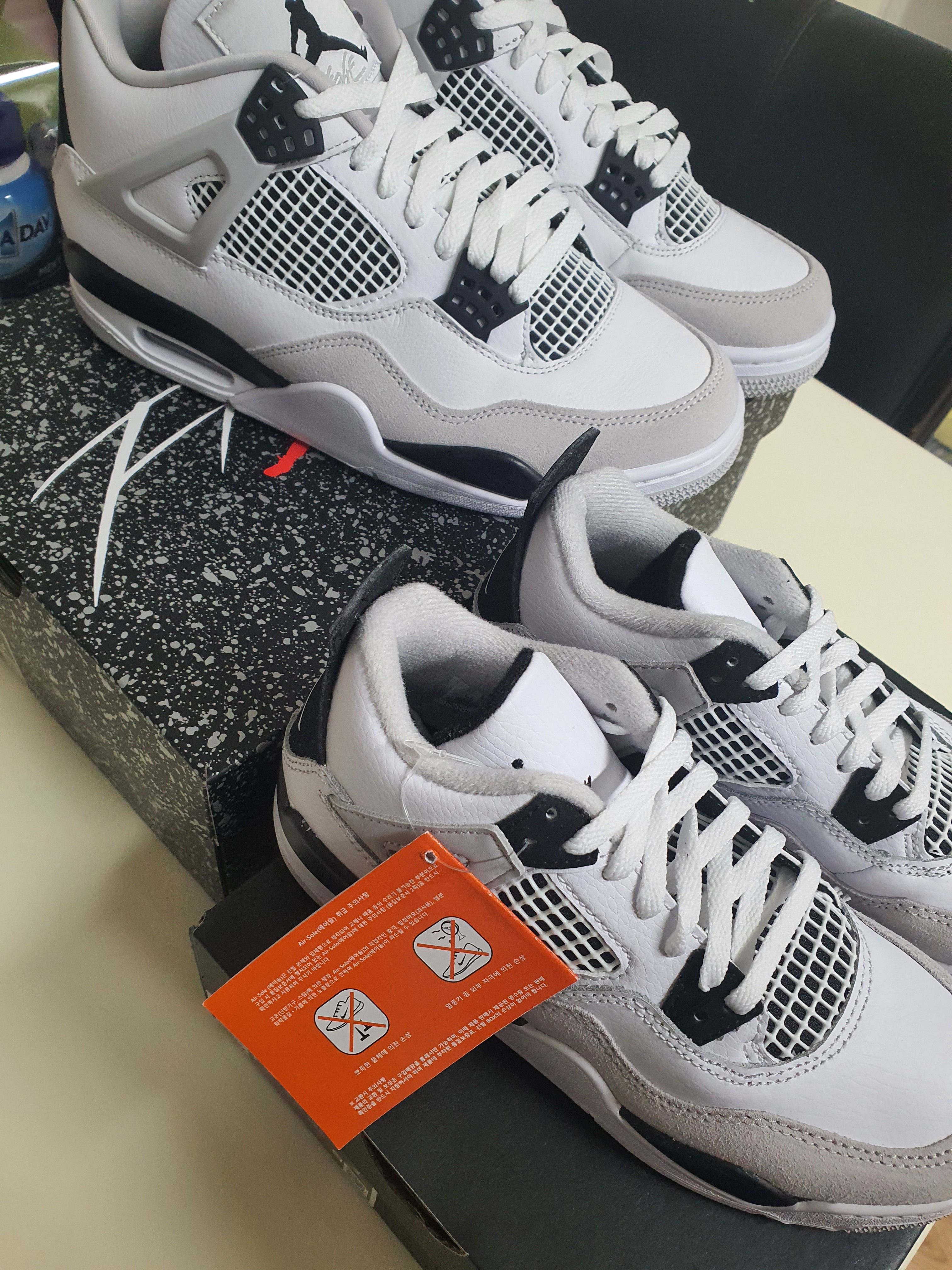 Jordan 4 Retro White and Black, (PS) Jordan 4 Retro White and Black 착용 스타일