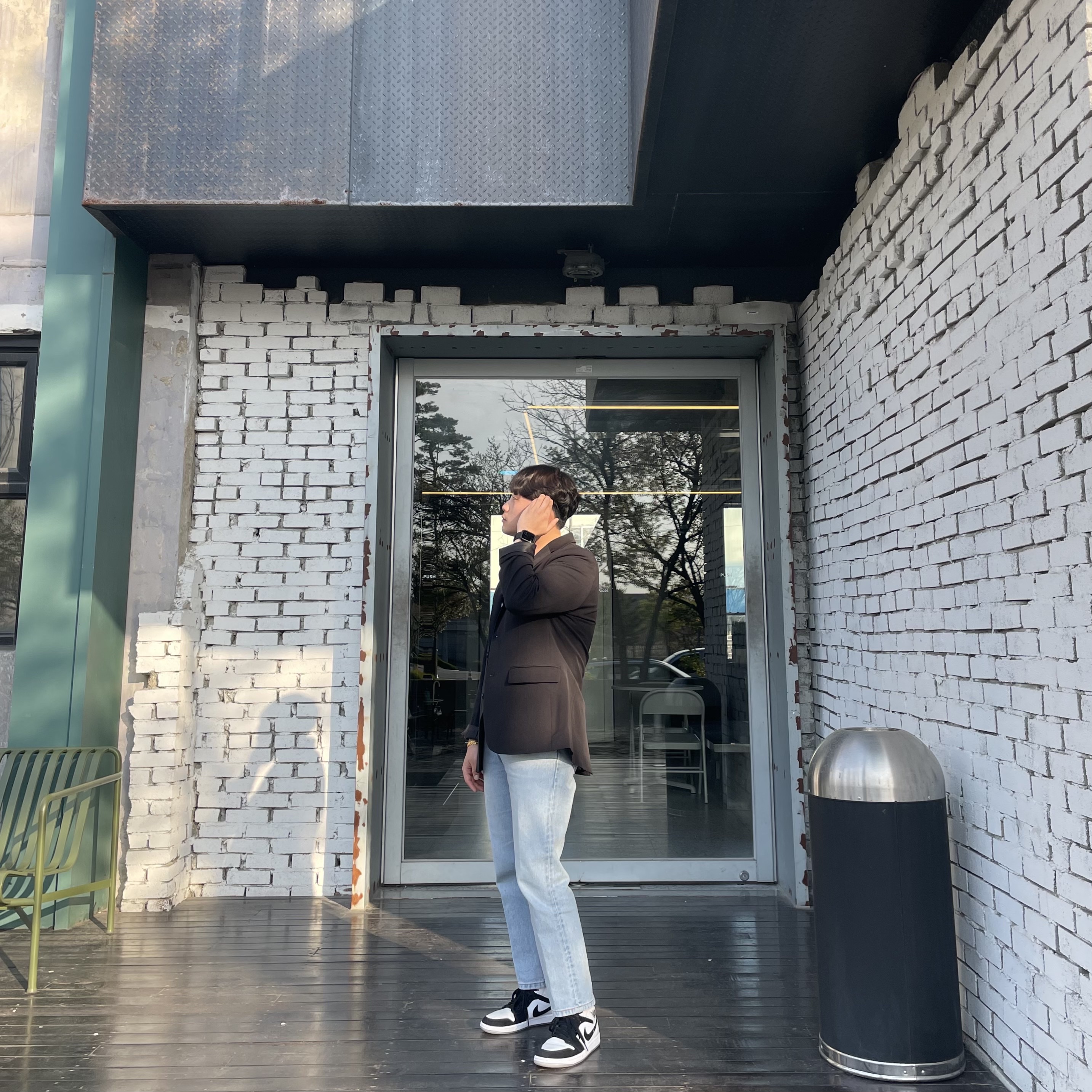 Jordan 1 Mid SE Diamond 착용 스타일