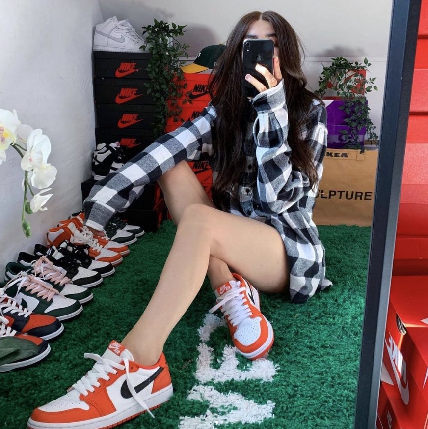 Jordan 1 Low OG Starfish, (W) Jordan 1 Low OG Starfish 착용 스타일 - 5
