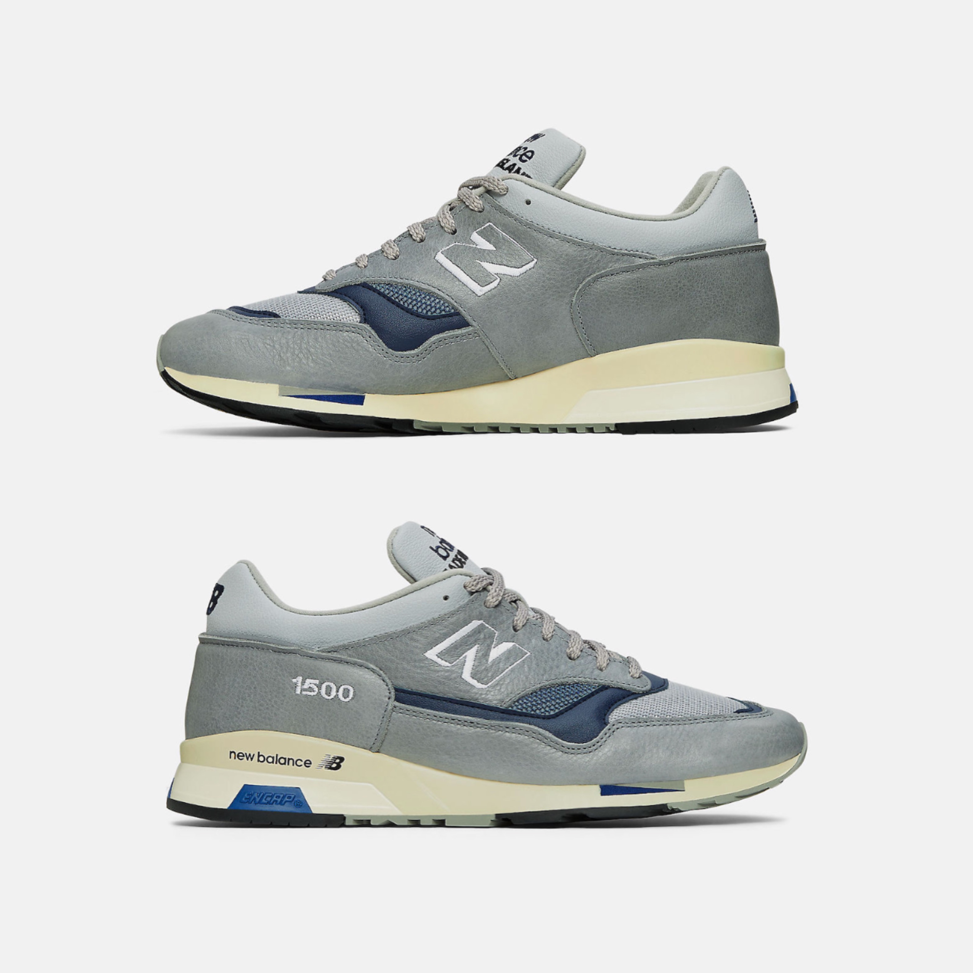 New Balance 991 Made in UK 40th Anniversary Grey, New Balance 920 Made in UK Silver Navy 착용 스타일 - 3