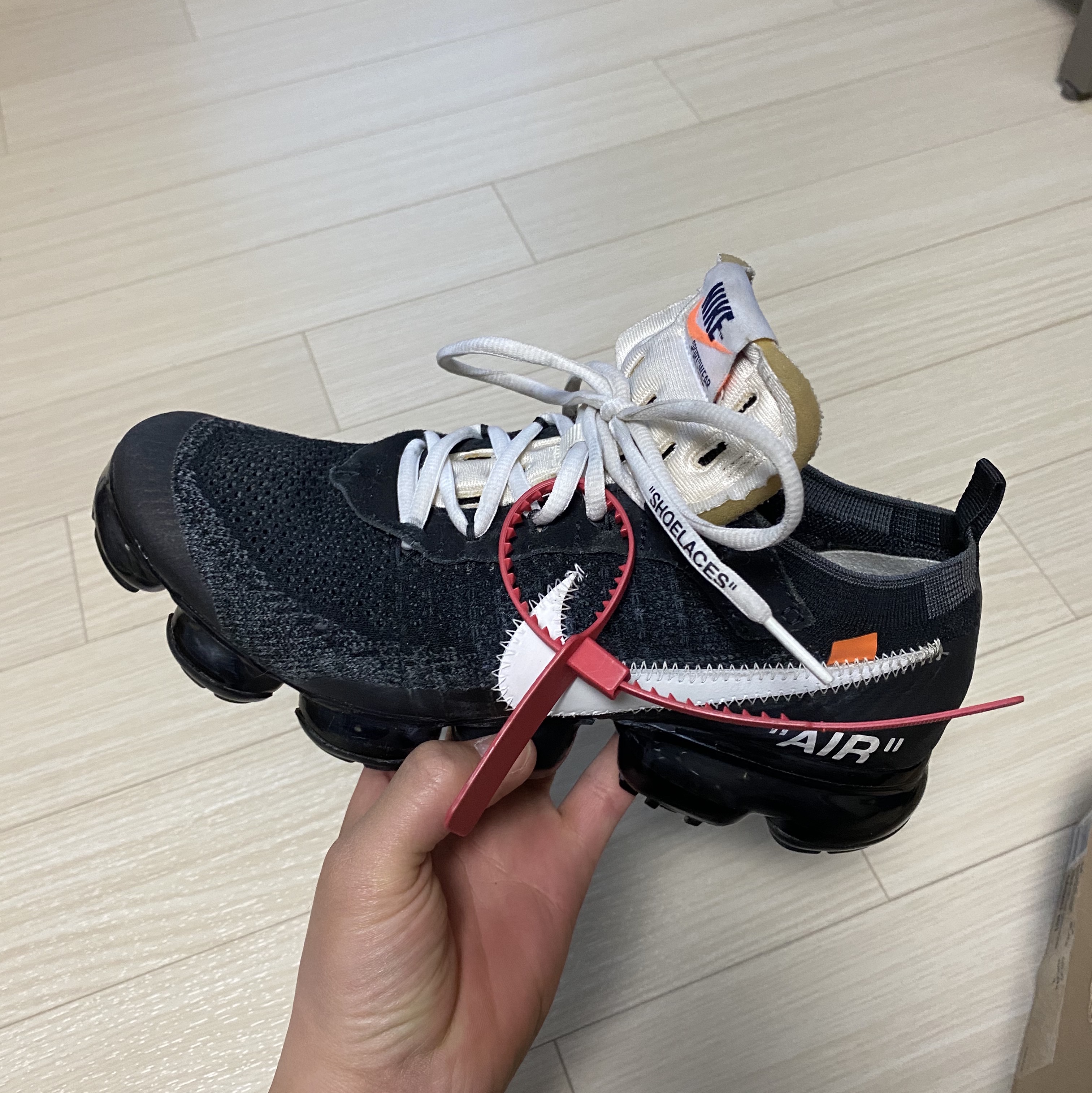 Nike x Off-White Air VaporMax OG Black The Ten 착용 스타일