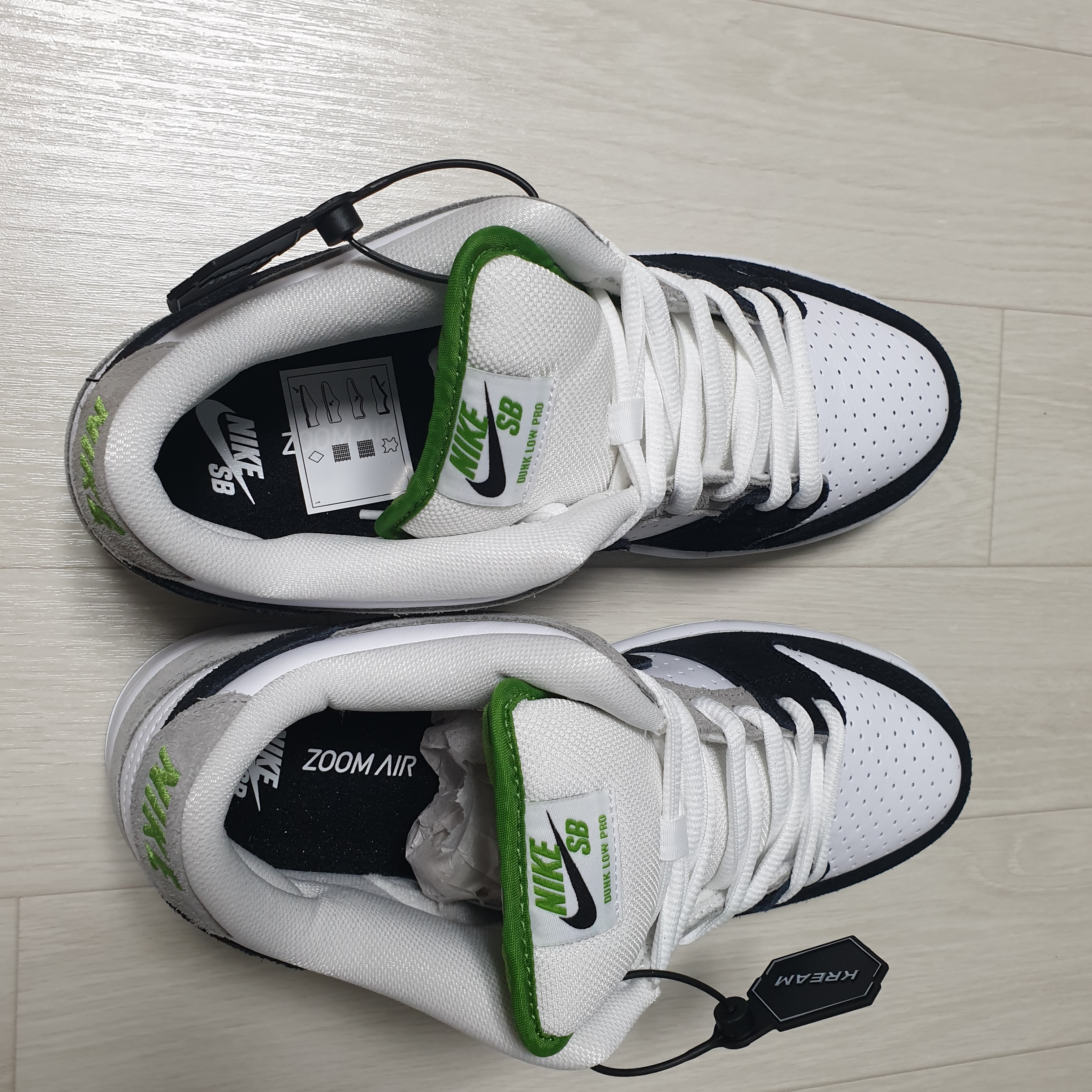 Nike SB Dunk Low Pro Chlorophyll 착용 스타일 - 2