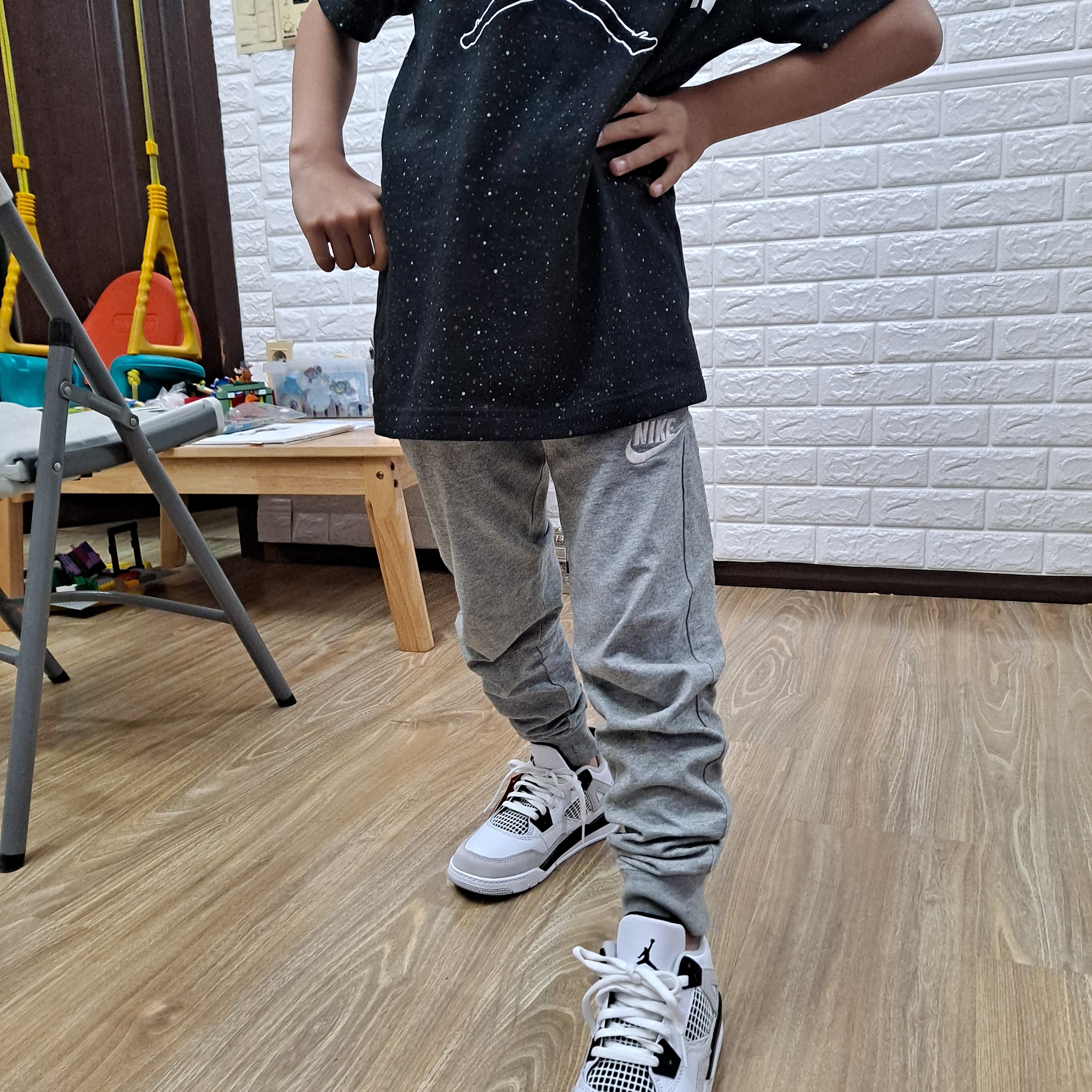 (PS) Jordan 4 Retro White and Black 착용 스타일
