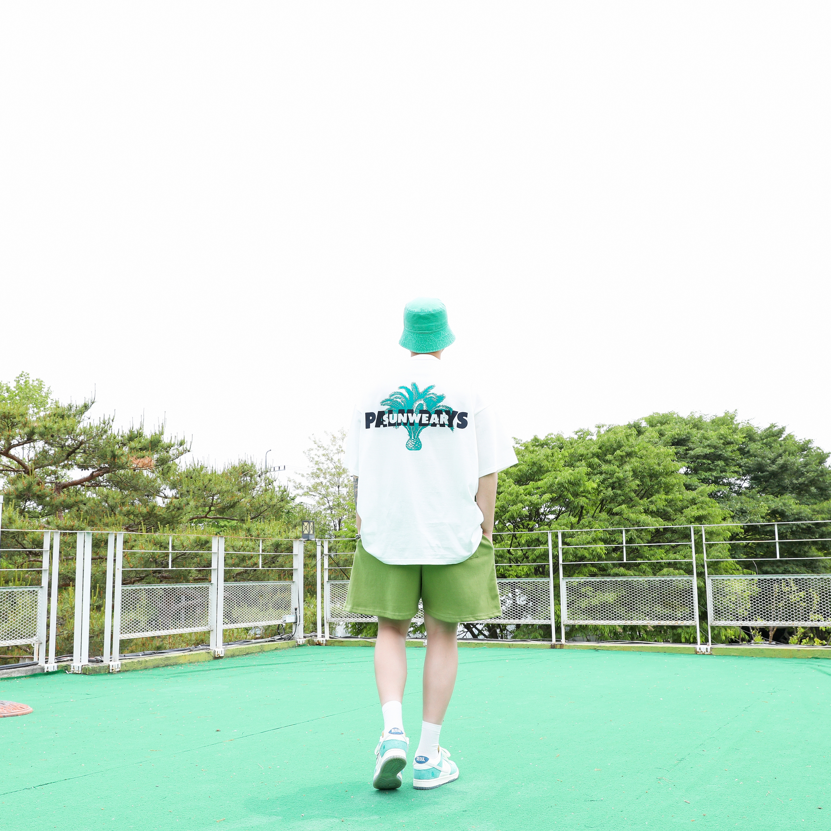 Nike x Kasina Dunk Low Road Sign - Kasina Exclusive 착용 스타일 - 1