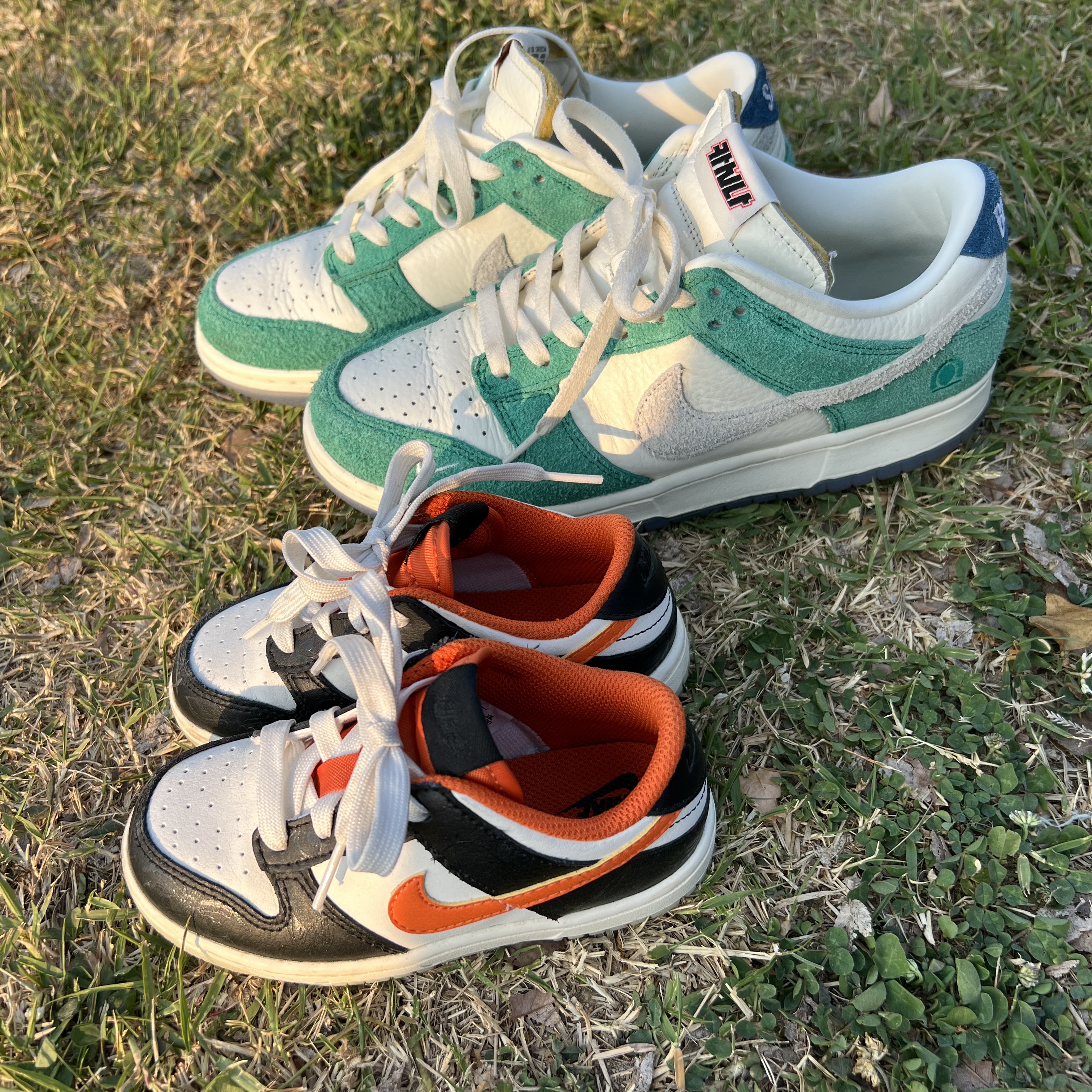 Nike x Kasina Dunk Low Road Sign - Kasina Exclusive, (TD) Nike Dunk Low PRM Halloween 착용 스타일