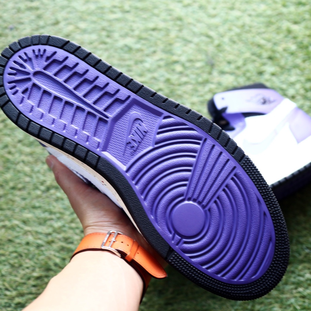 Jordan 1 Zoom Air CMFT Dark Iris 착용 스타일 - 3