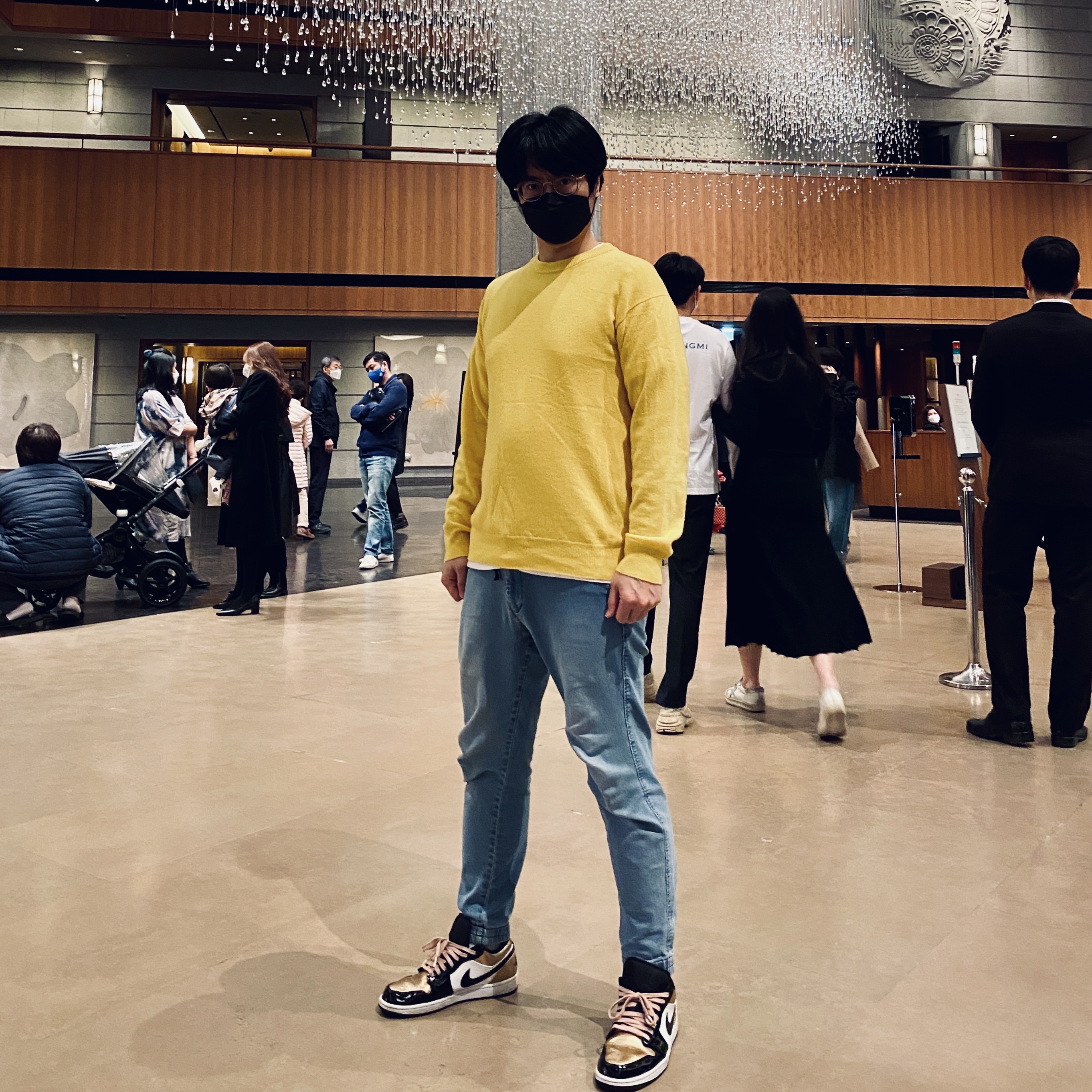 Jordan 1 Low Gold Toe 착용 스타일