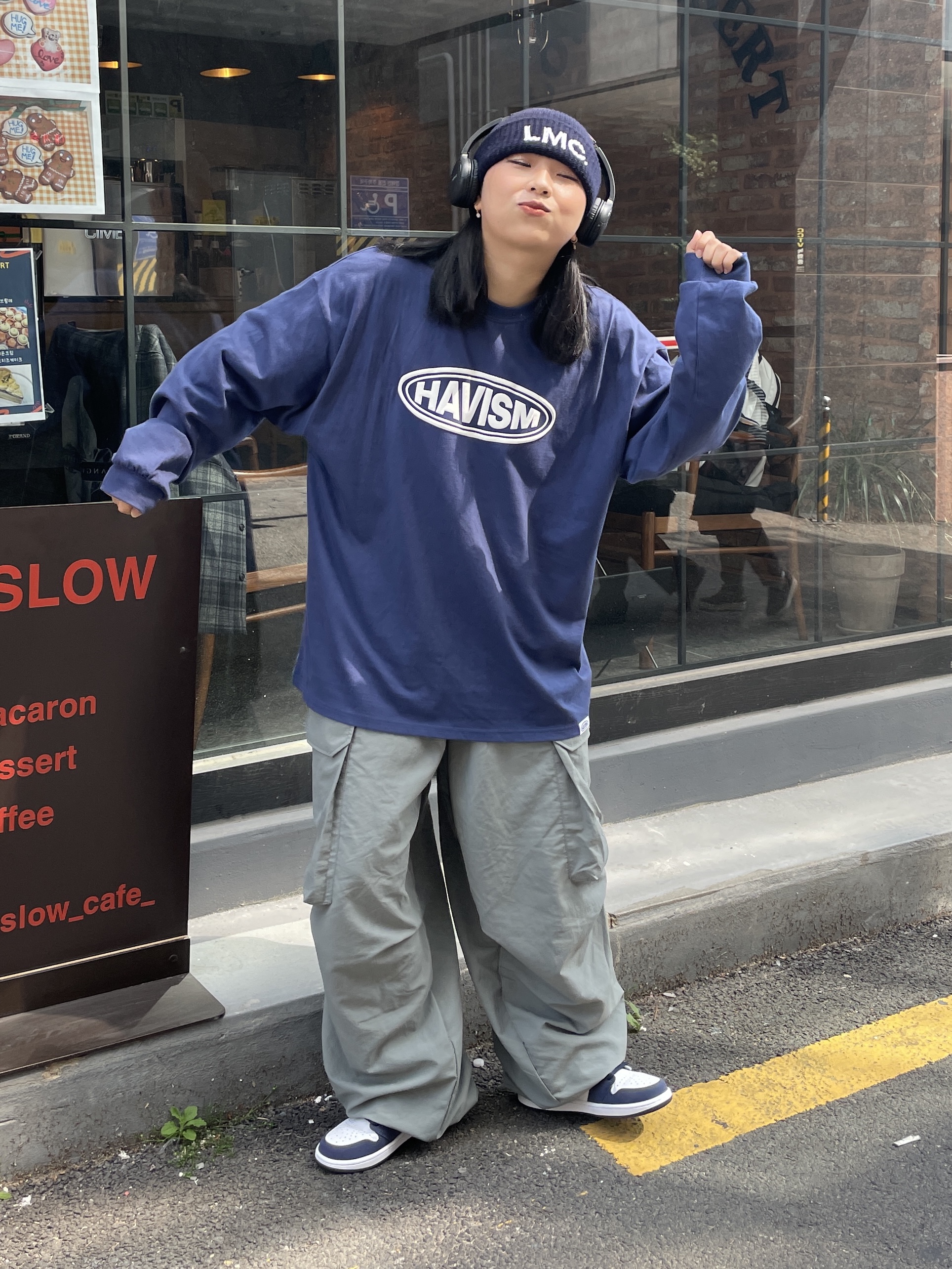 Jordan 1 Retro High OG CO.JP Midnight Navy 착용 스타일