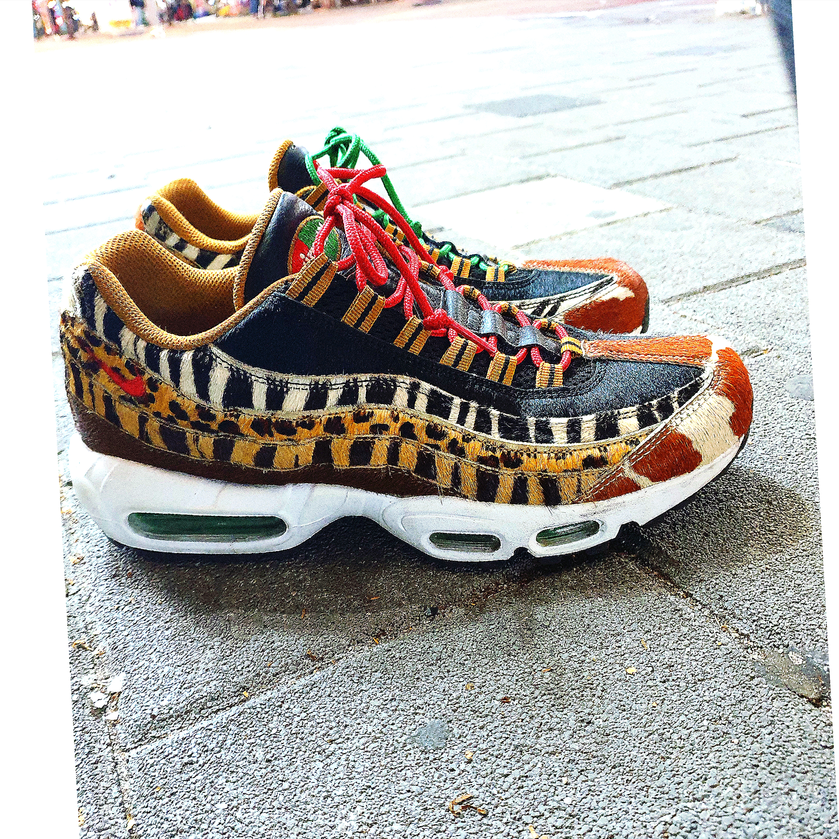 Nike x Atmos Air Max 95 Animal Pack 2.0 (2018 All Black Box) 착용 스타일