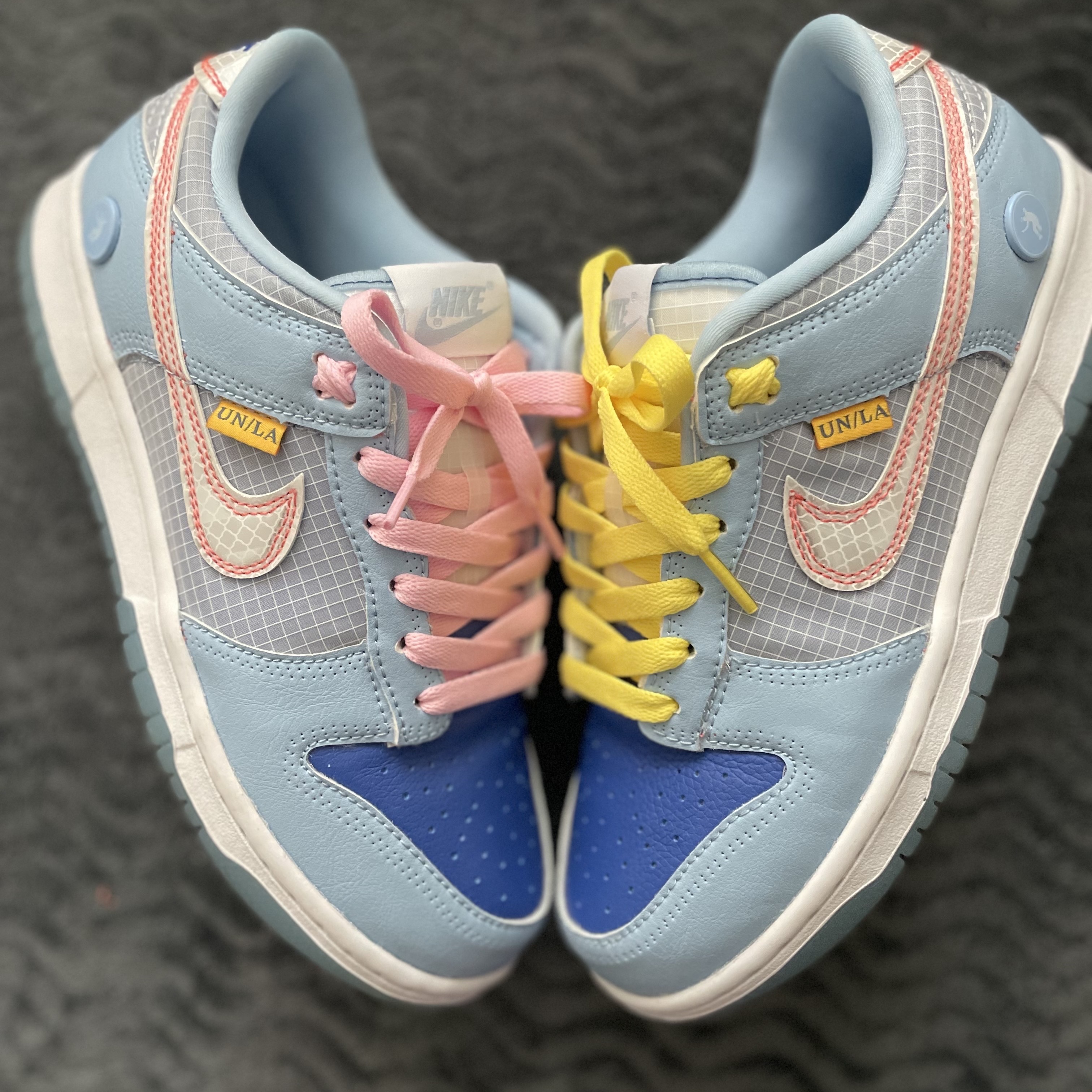 Nike x Union Dunk Low Passport Pack Argon 착용 스타일 - 3