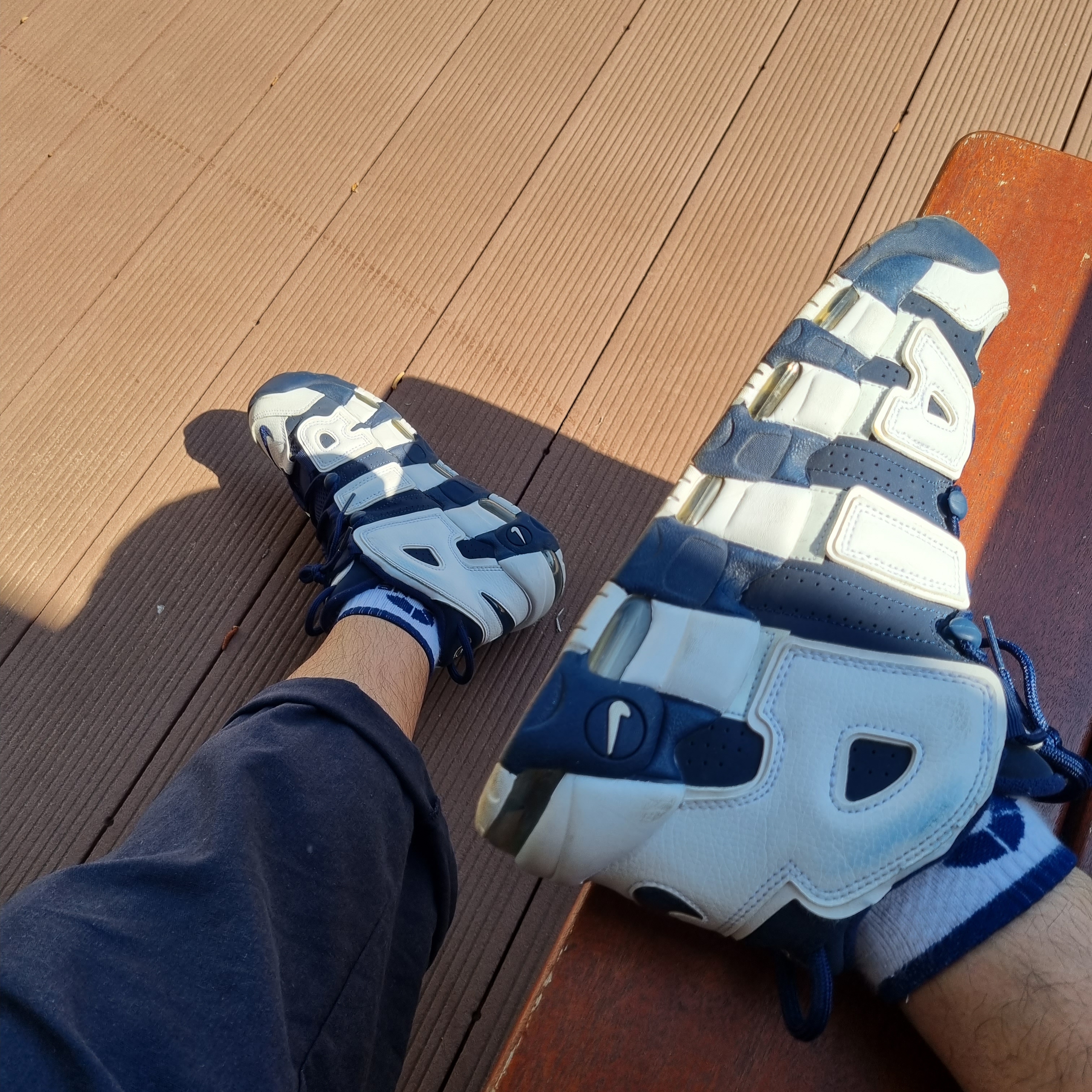Nike Air More Uptempo Olympic 2020 착용 스타일