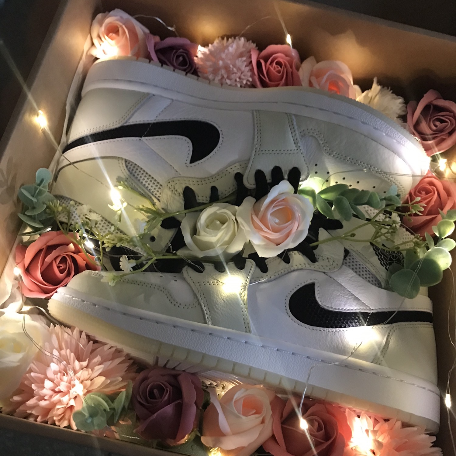(W) Jordan 1 Zoom Air CMFT Light Bone 착용 스타일