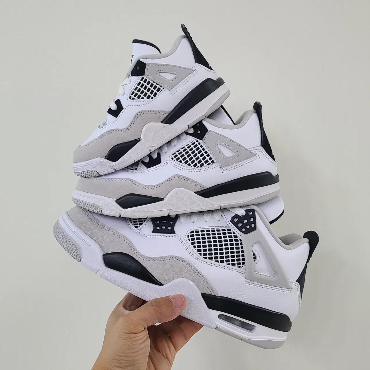 Jordan 4 Retro White and Black, (PS) Jordan 4 Retro White and Black 착용 스타일 - 4