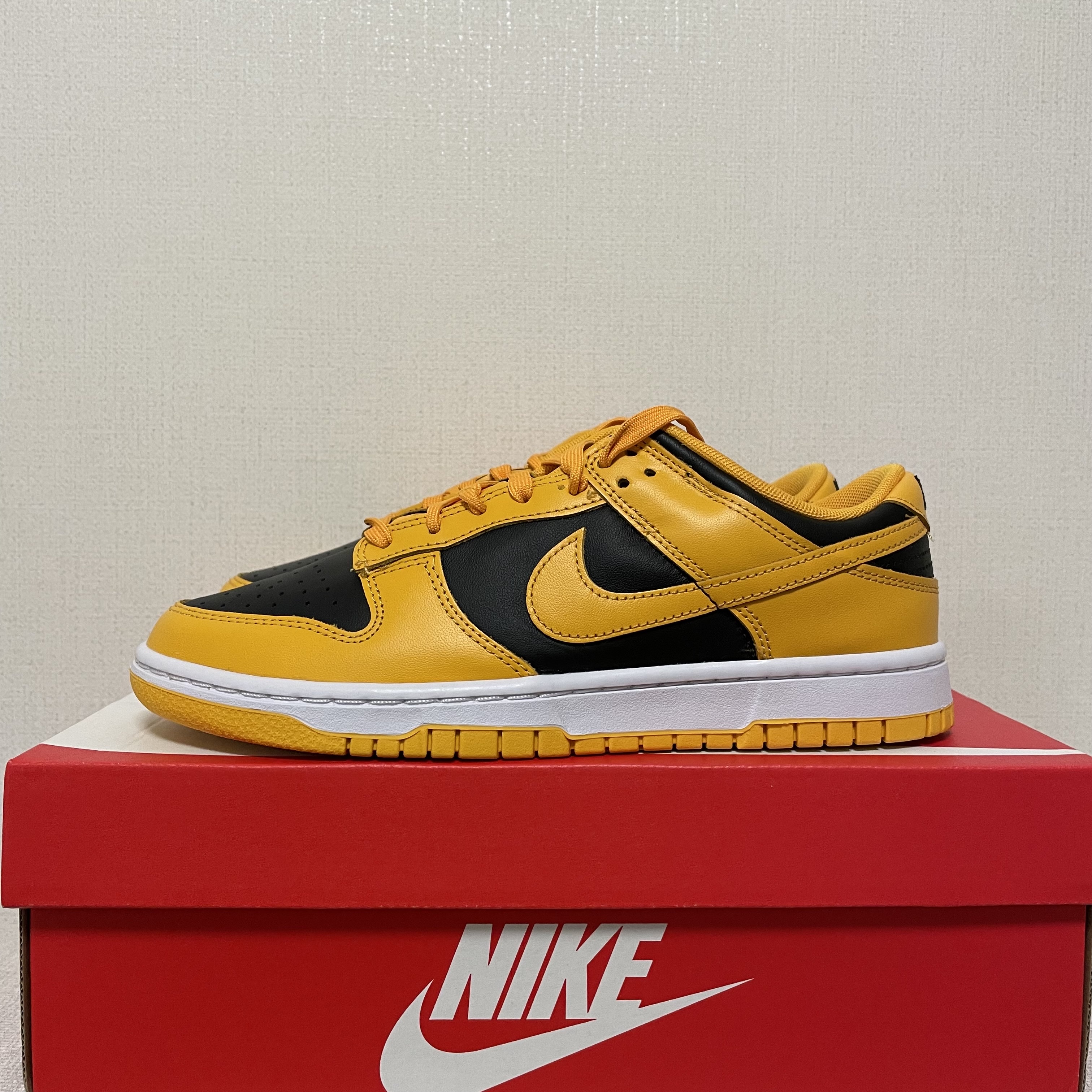 Nike Dunk Low Retro Championship Goldenrod 착용 스타일