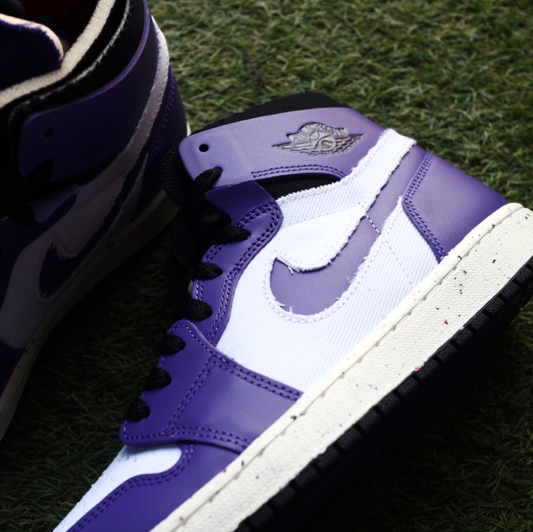 Jordan 1 Zoom Air CMFT Dark Iris 착용 스타일 - 2