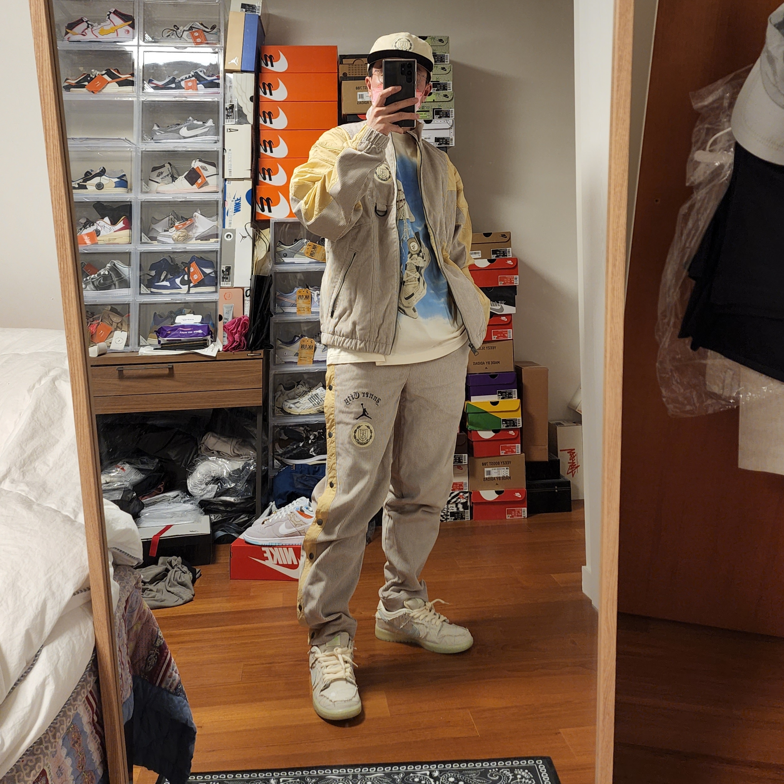 Jordan x Russell Westbrook Honor the Gift Pants - US/EU, Jordan x Russell Westbrook Honor the Gift T-Shirt - US/EU 착용 스타일 - 1