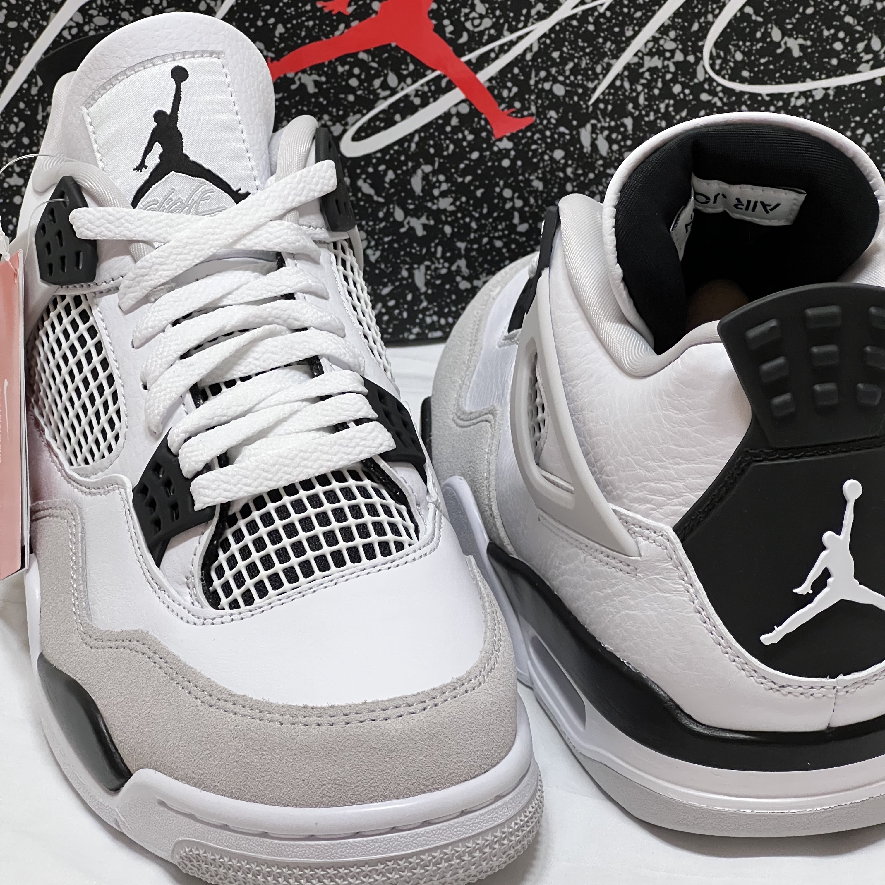 Jordan 4 Retro White and Black 착용 스타일
