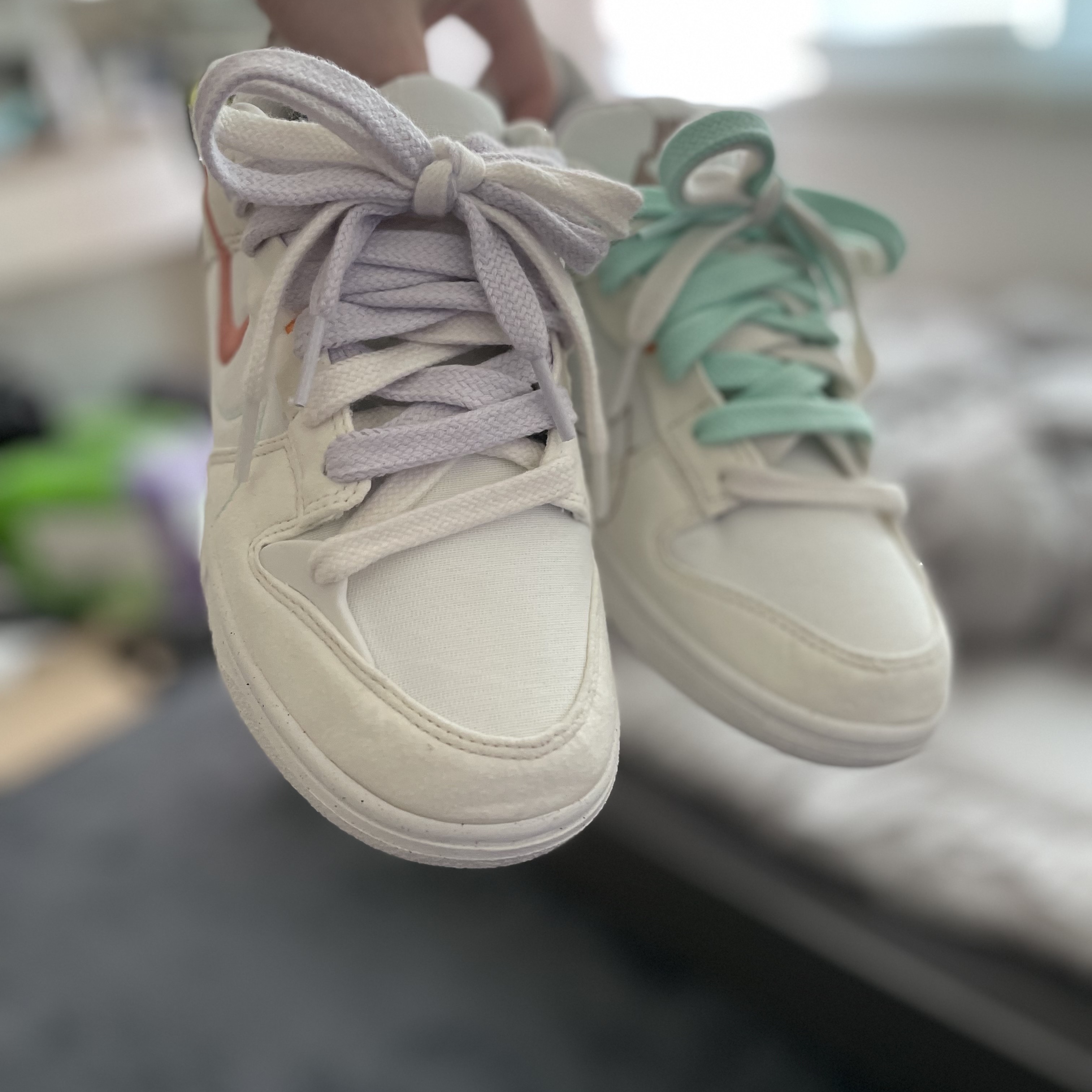 (W) Nike Dunk Low Disrupt 2 Pale Ivory Sail 착용 스타일 - 3