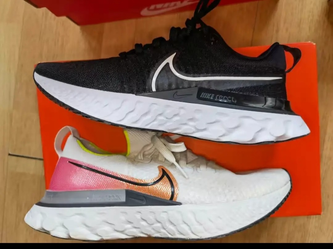 Nike React Infinity Run Flyknit 2 Black White 착용 스타일