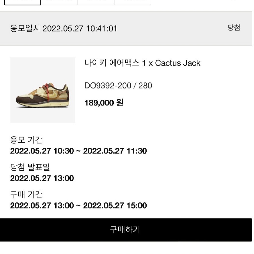 Nike x Travis Scott Air Max 1 Cact.us Brown 착용 스타일