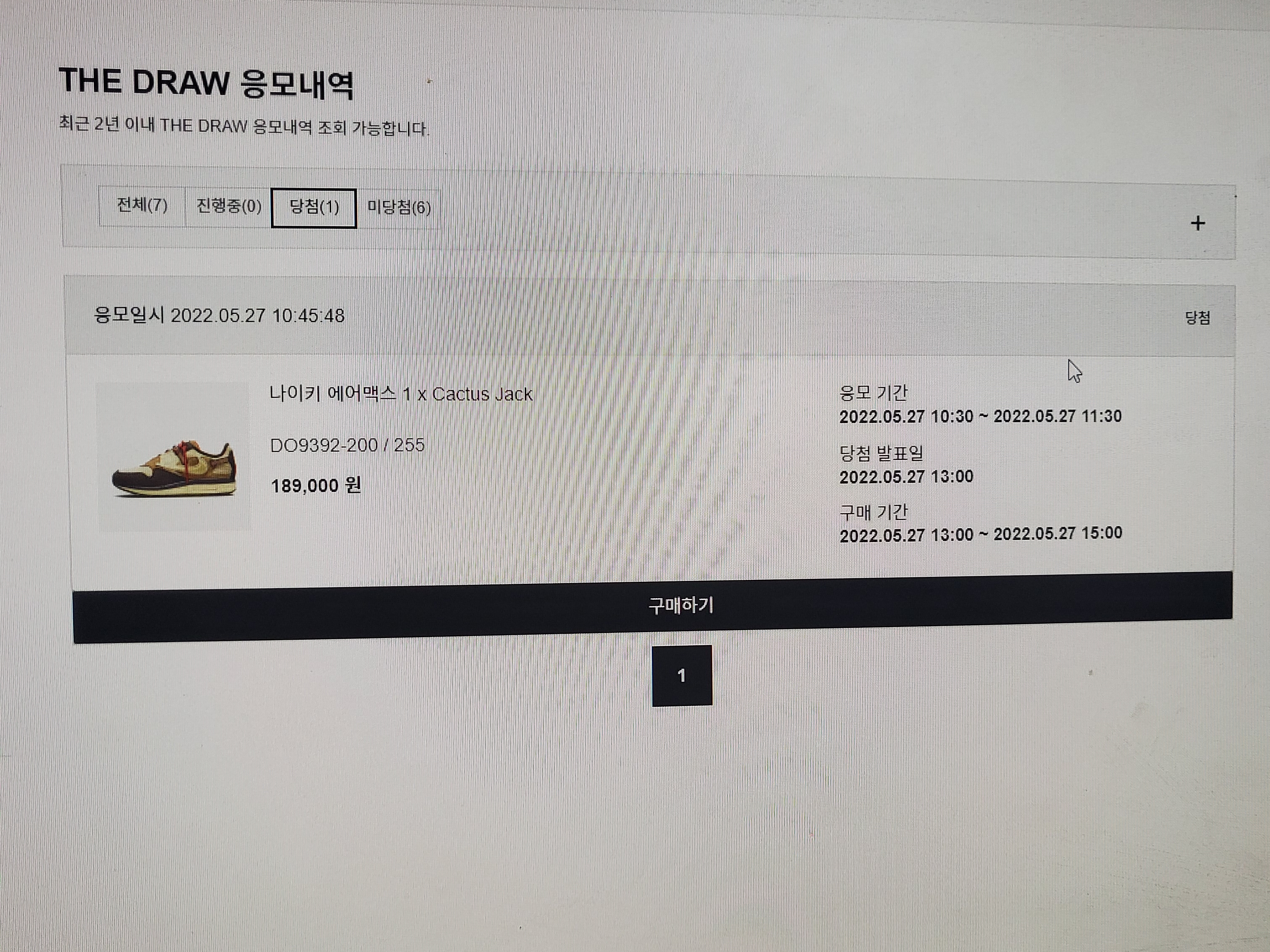 Nike x Travis Scott Air Max 1 Cact.us Brown 착용 스타일