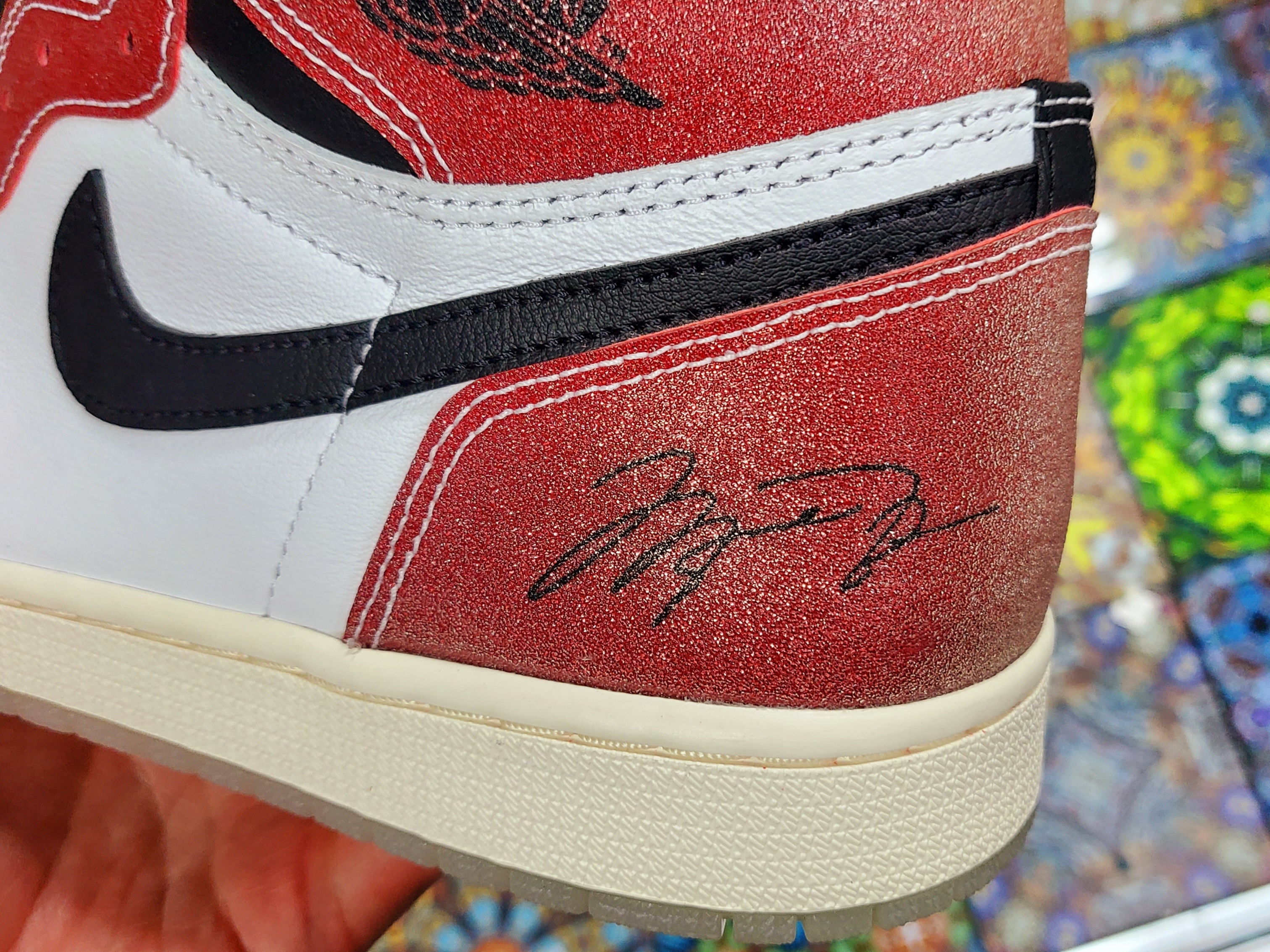 Jordan 1 x Trophy Room Retro High OG SP Chicago 착용 스타일 - 3