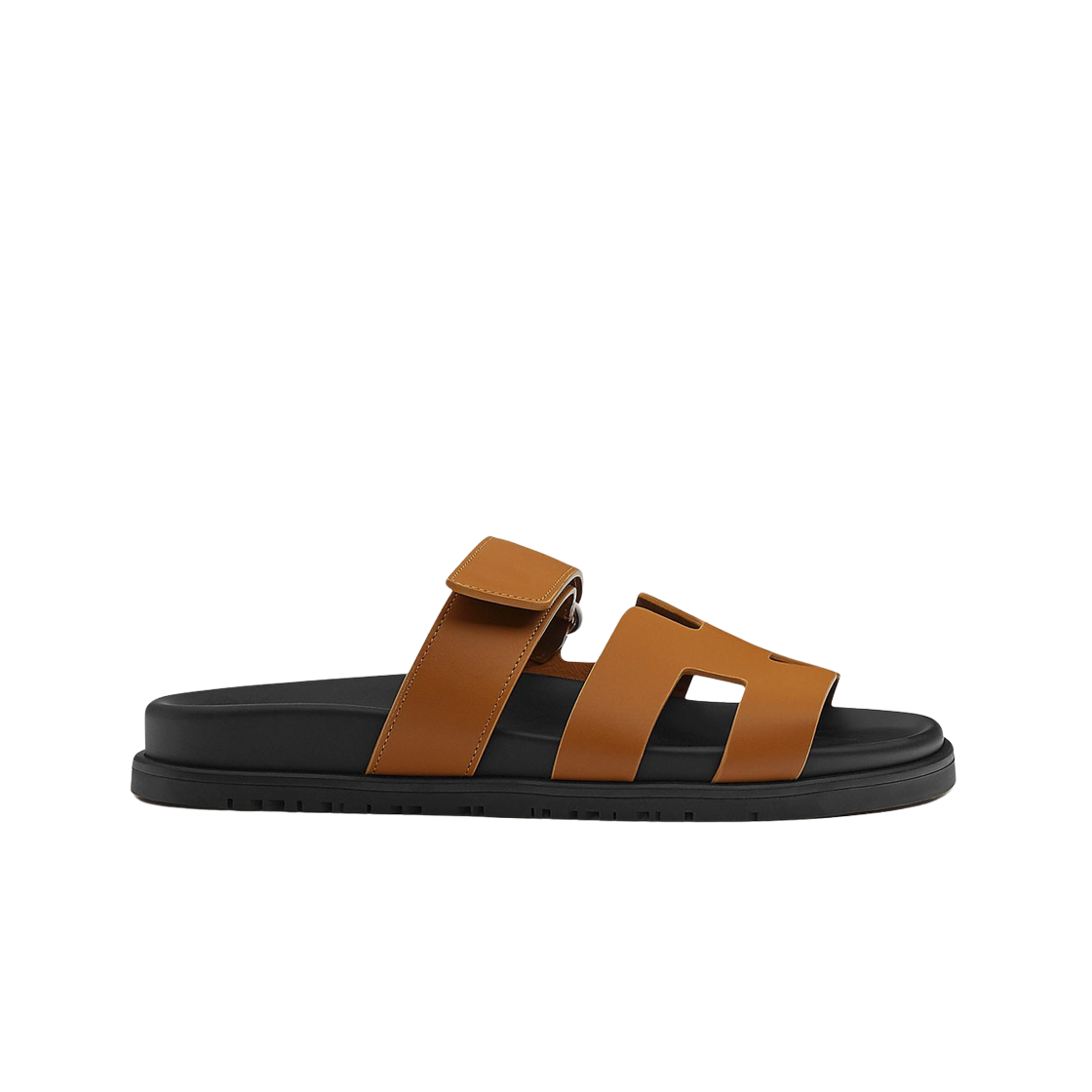 (W) 에르메스 시프레 샌들 카프스킨 & 나뛰렐((W) Hermes Chypre Sandal Calfskin & Naturel)