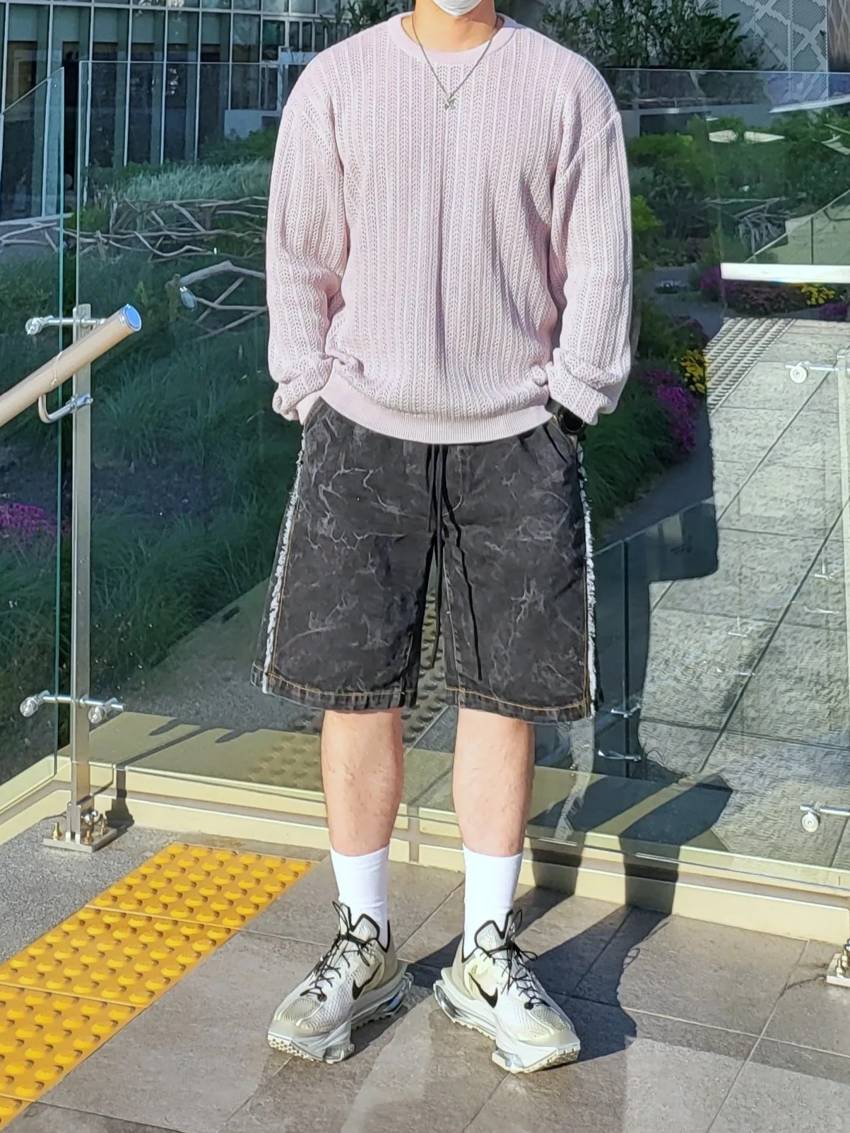 Nike x Matthew M Williams Zoom 004 Stone 착용 스타일 - 5