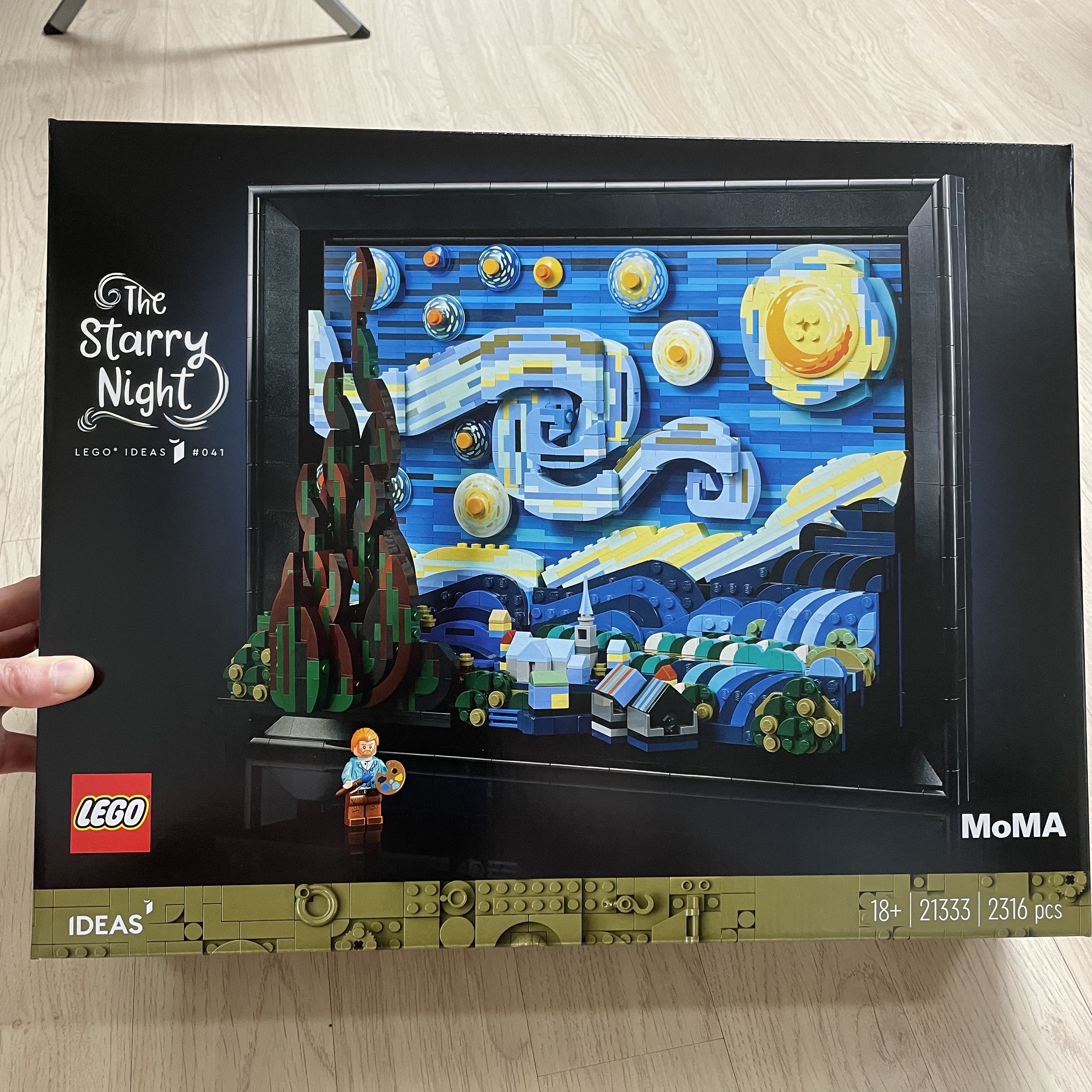 Lego Vincent Van Gogh The Starry Night 착용 스타일