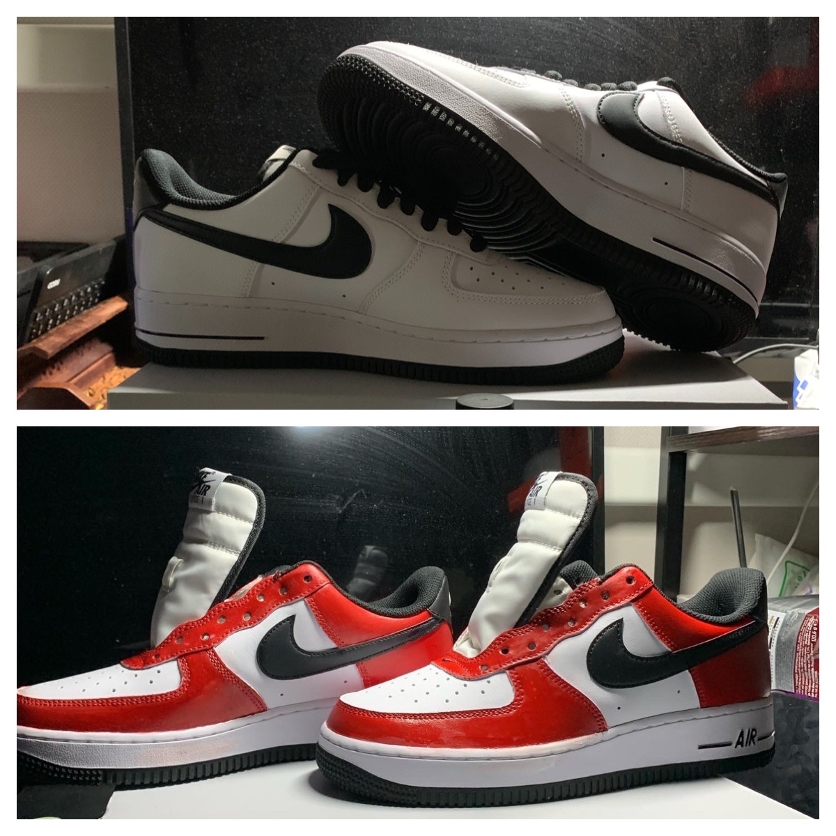 Nike Air Force 1 '07 White Black 착용 스타일 - 1