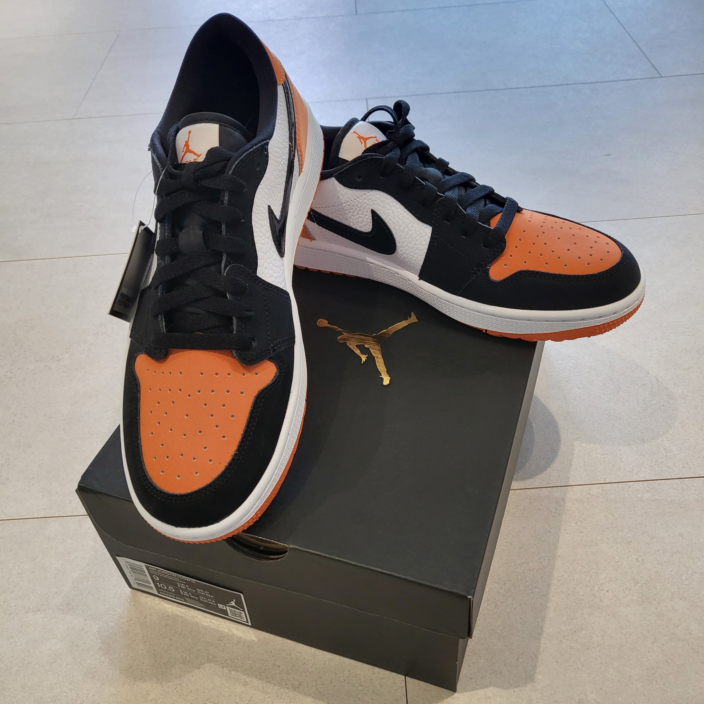 Jordan 1 Low Golf Starfish 착용 스타일 - 2