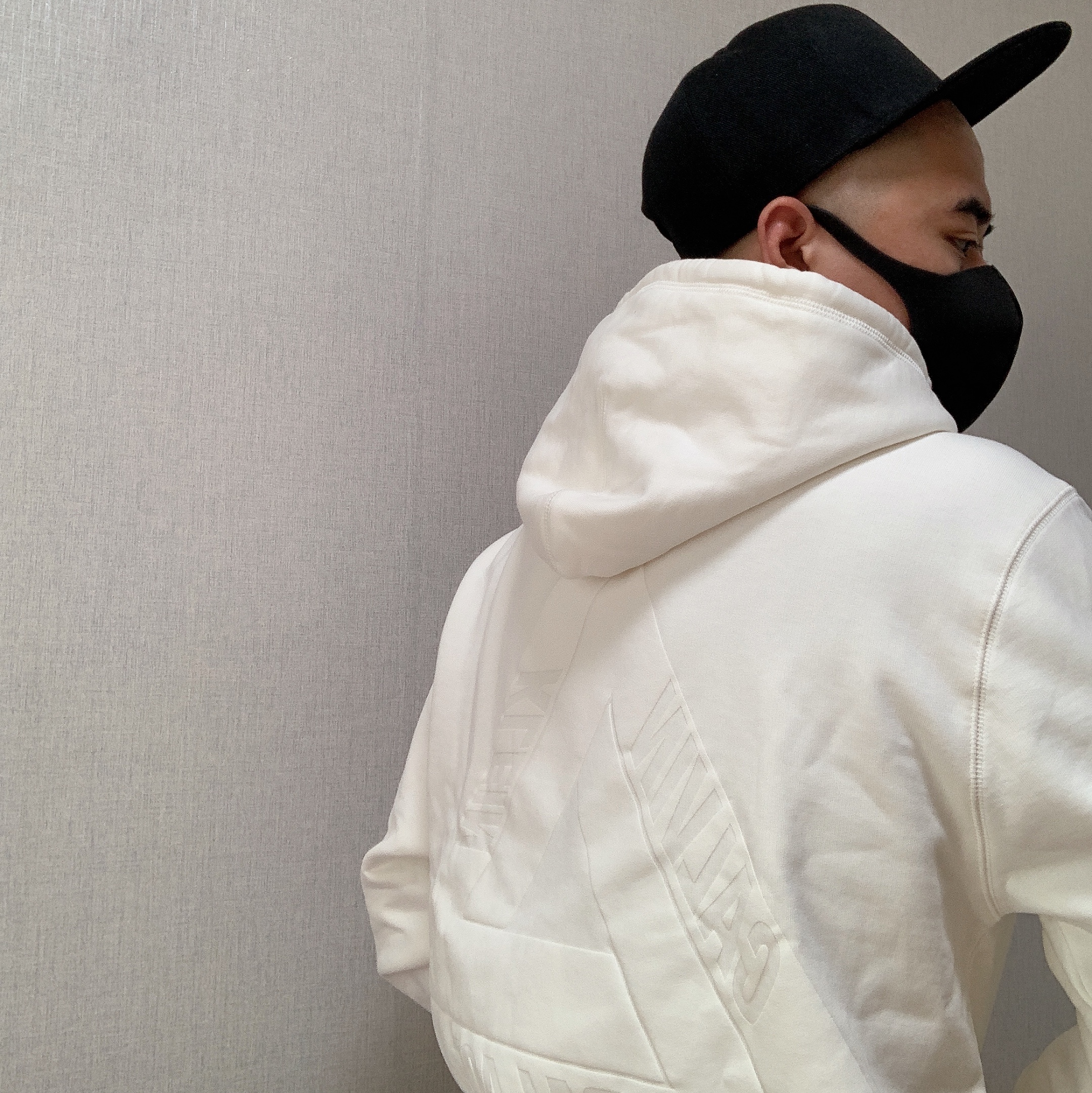 Palace x CK1 Tri-Ferg Hood White - 22SS 착용 스타일