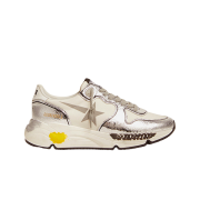 (W) Golden Goose Running Sole Sneakers Silver White