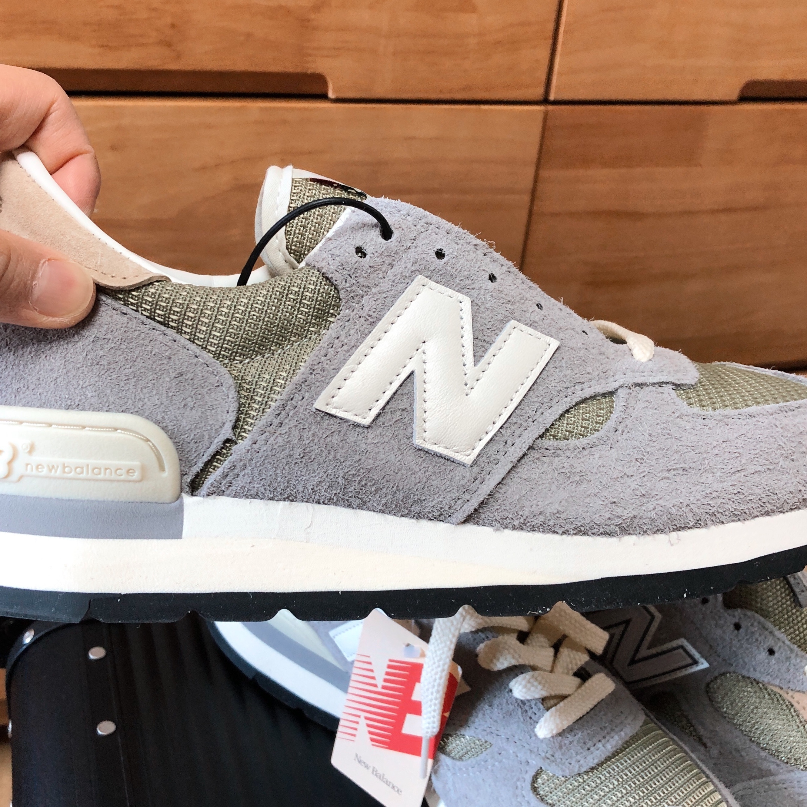 New Balance 990v1 Made in USA Marblehead Incense, New Balance 990v3 Made in USA Marblehead Incense 착용 스타일 - 3