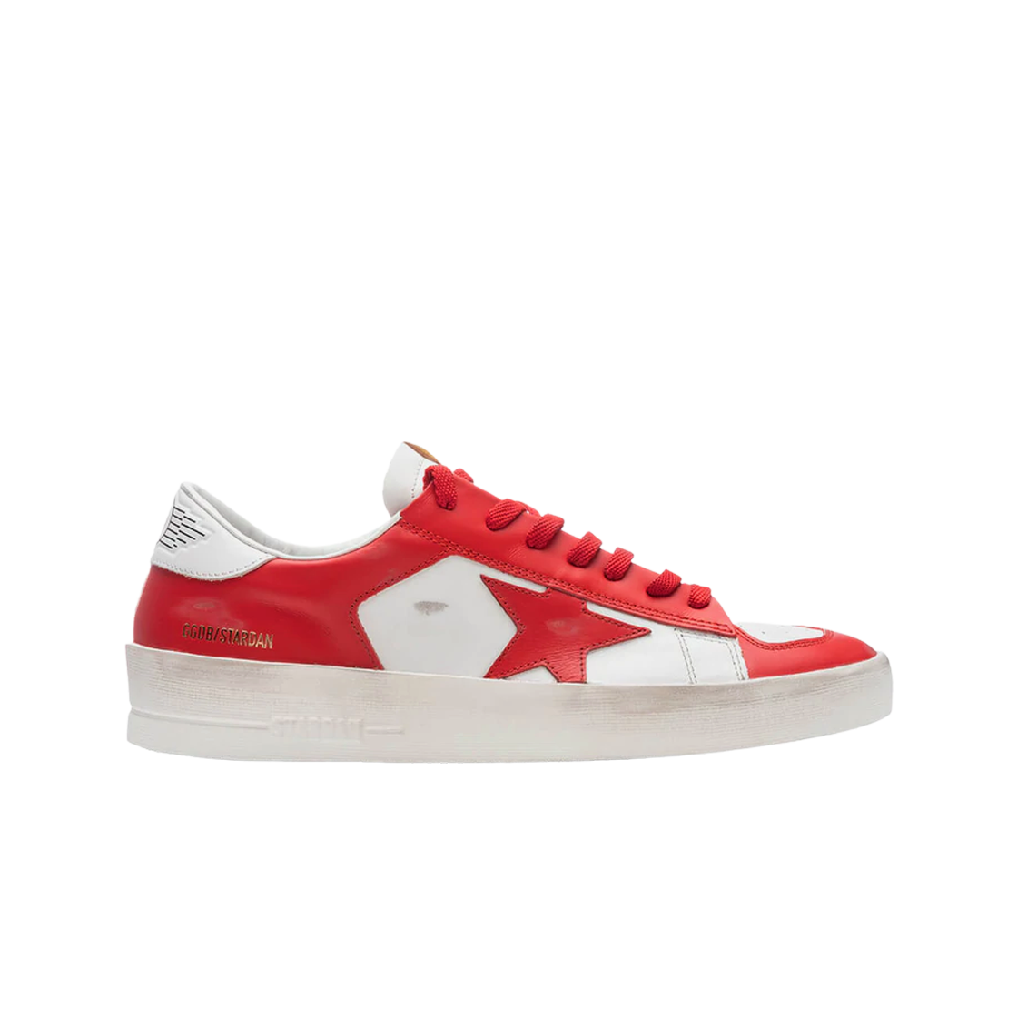 GMF00128-F002186-10350 Golden Goose Stardan White Red Sneakers