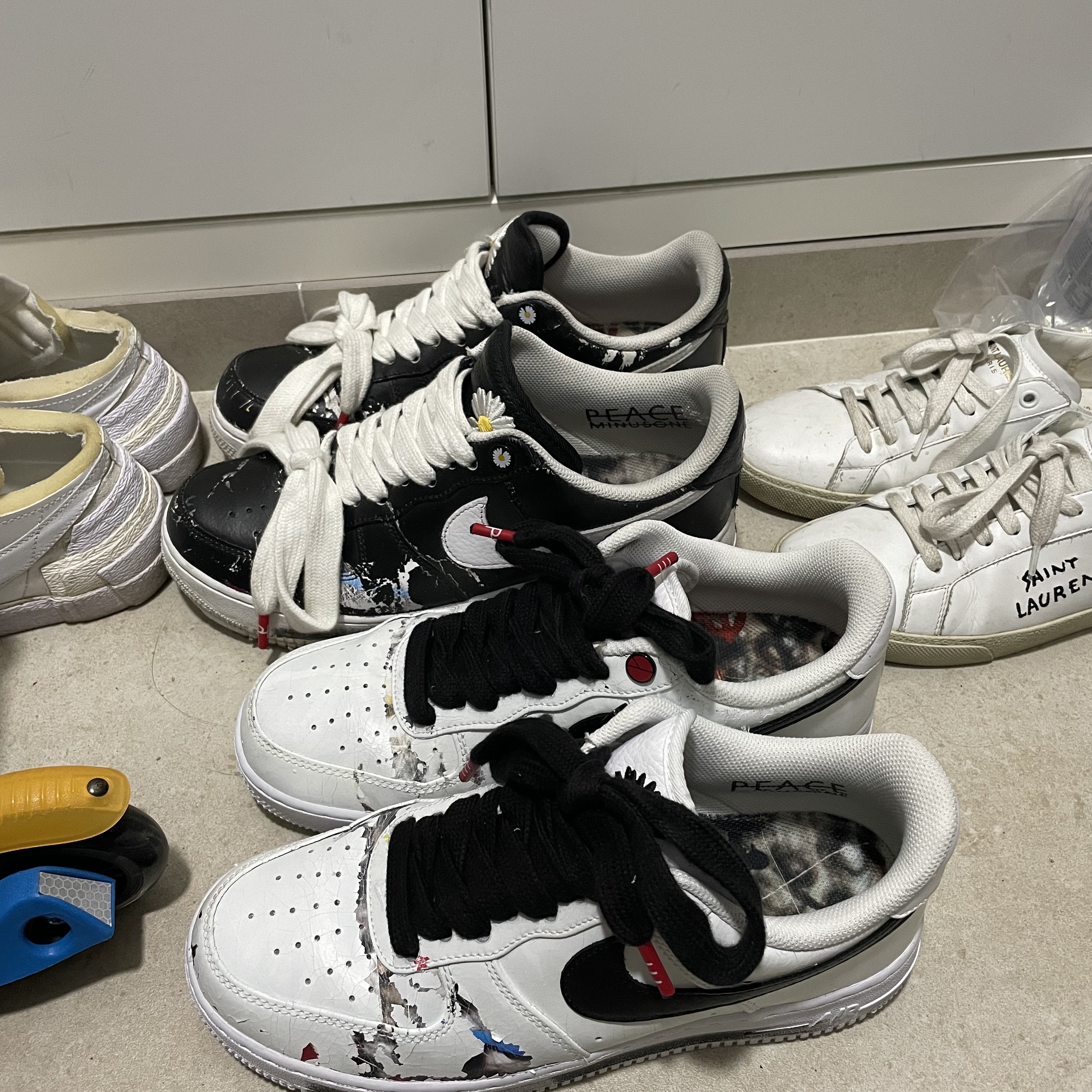 Nike x Peaceminusone Air Force 1 Low Para-Noise 2.0, Nike x Peaceminusone Air Force 1 Low Para-Noise 착용 스타일