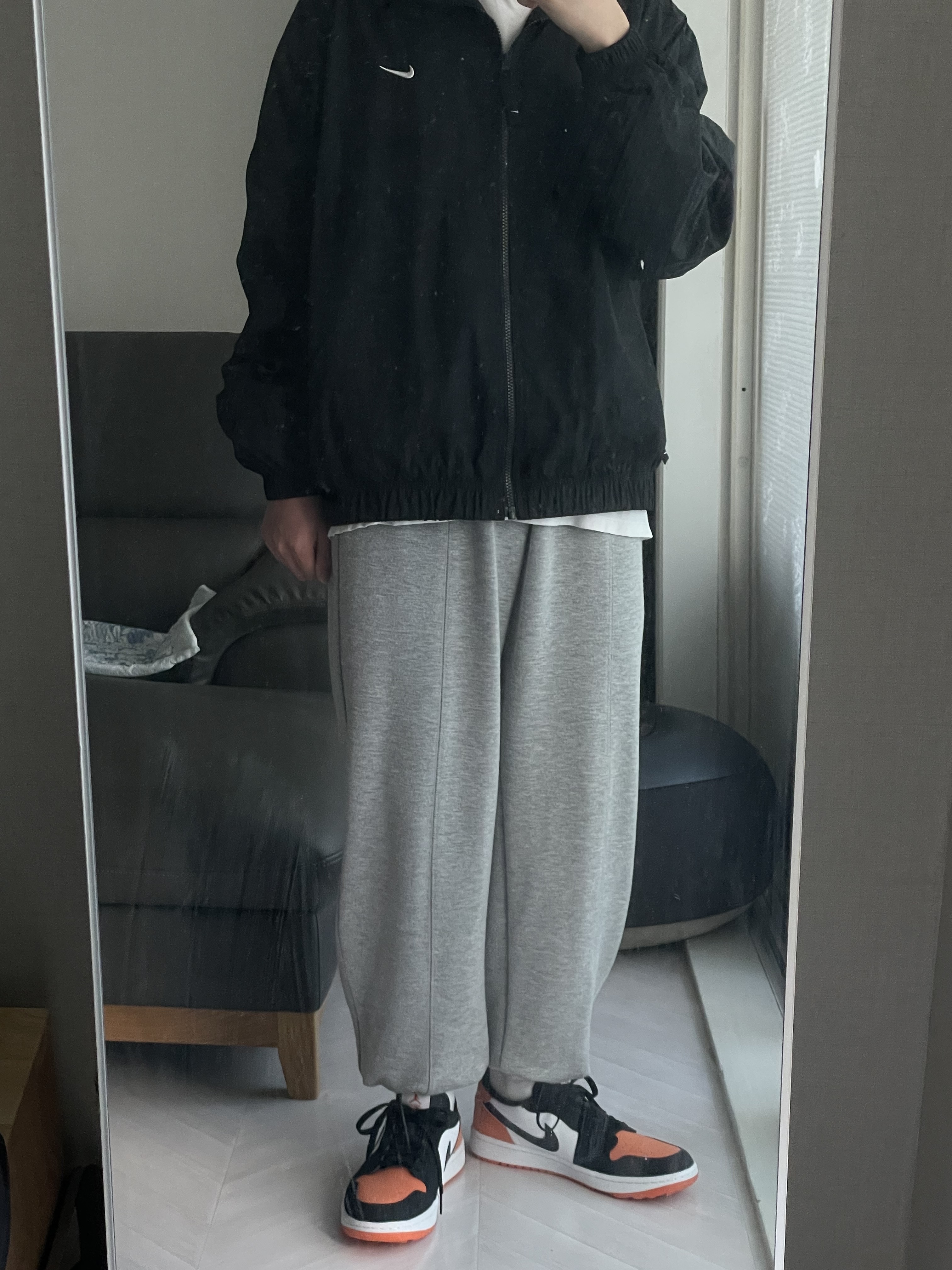 Nike M NRG Solo Swoosh Track Jacket Black - Asia, Jordan 1 Low Golf Starfish 착용 스타일 - 2