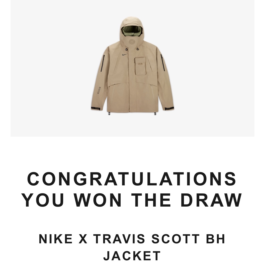 Nike x Travis Scott NRG BH Jacket Limestone - US/EU 착용 스타일
