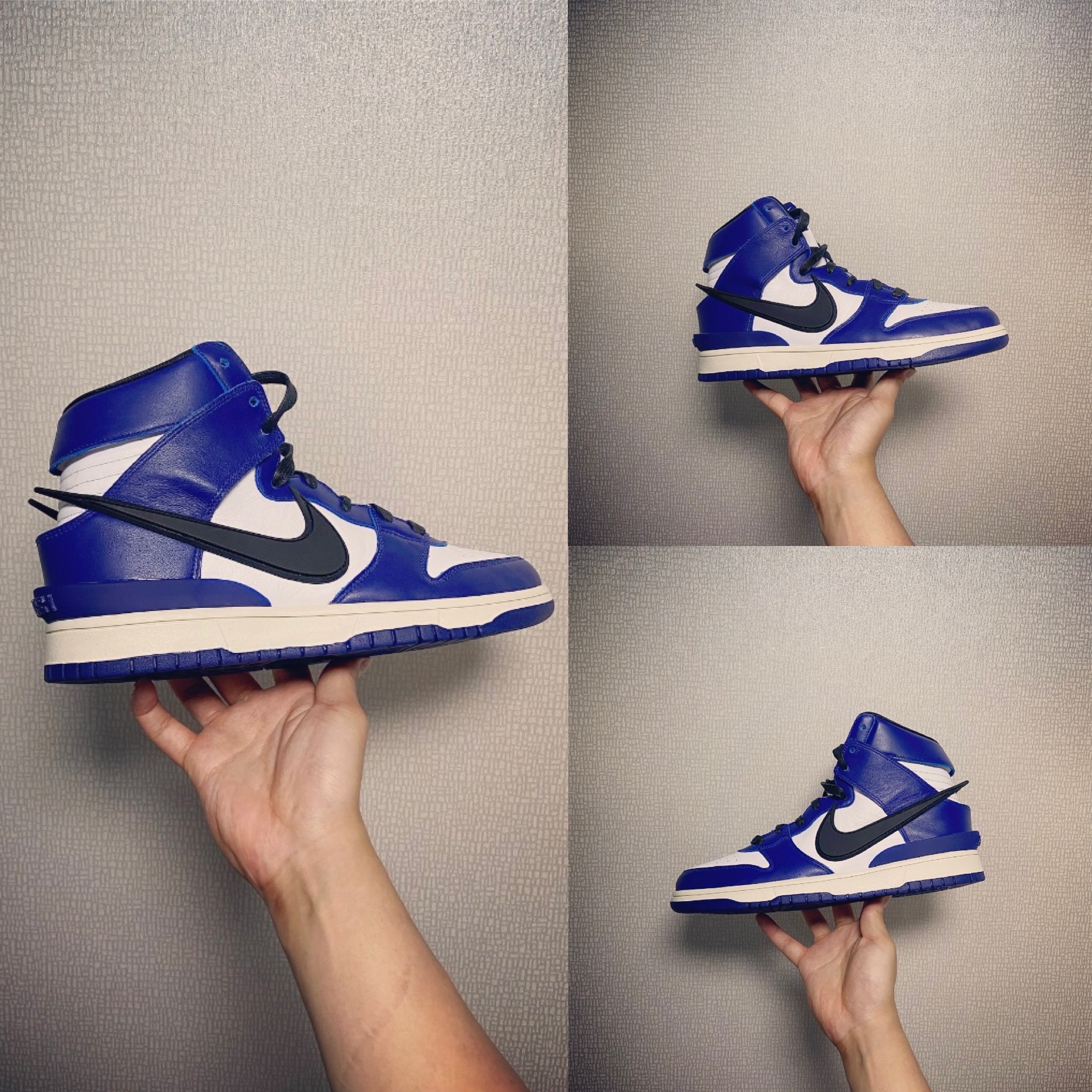 Nike x Ambush Dunk High Deep Royal Blue 착용 스타일