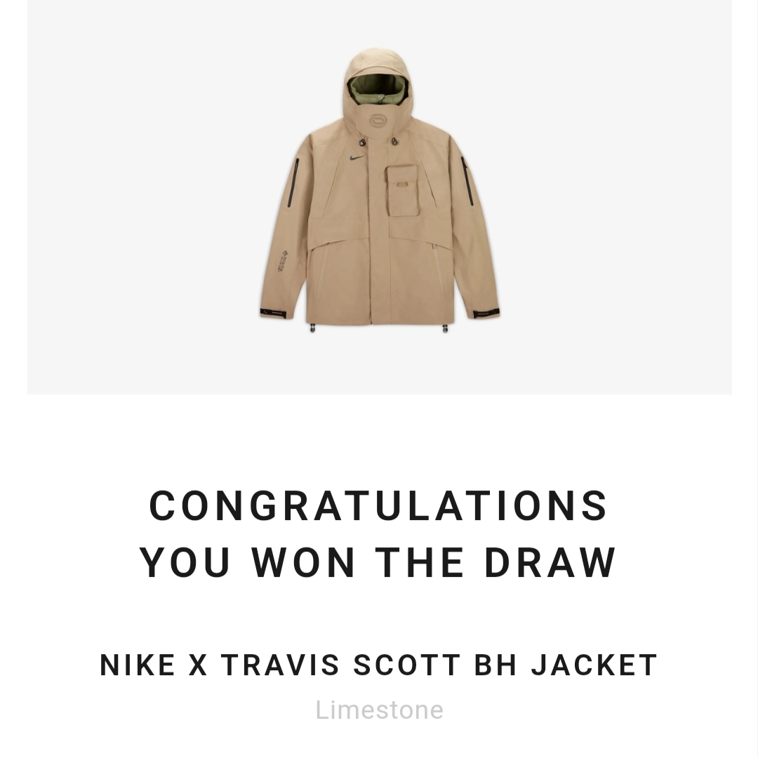 Nike x Travis Scott NRG BH Jacket Limestone - US/EU 착용 스타일