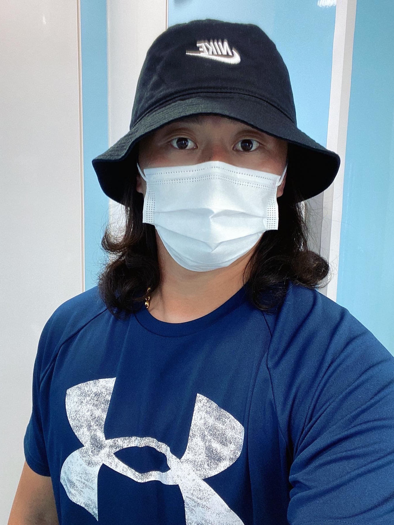 Nike Futura Washed Bucket Hat Black 착용 스타일 - 1