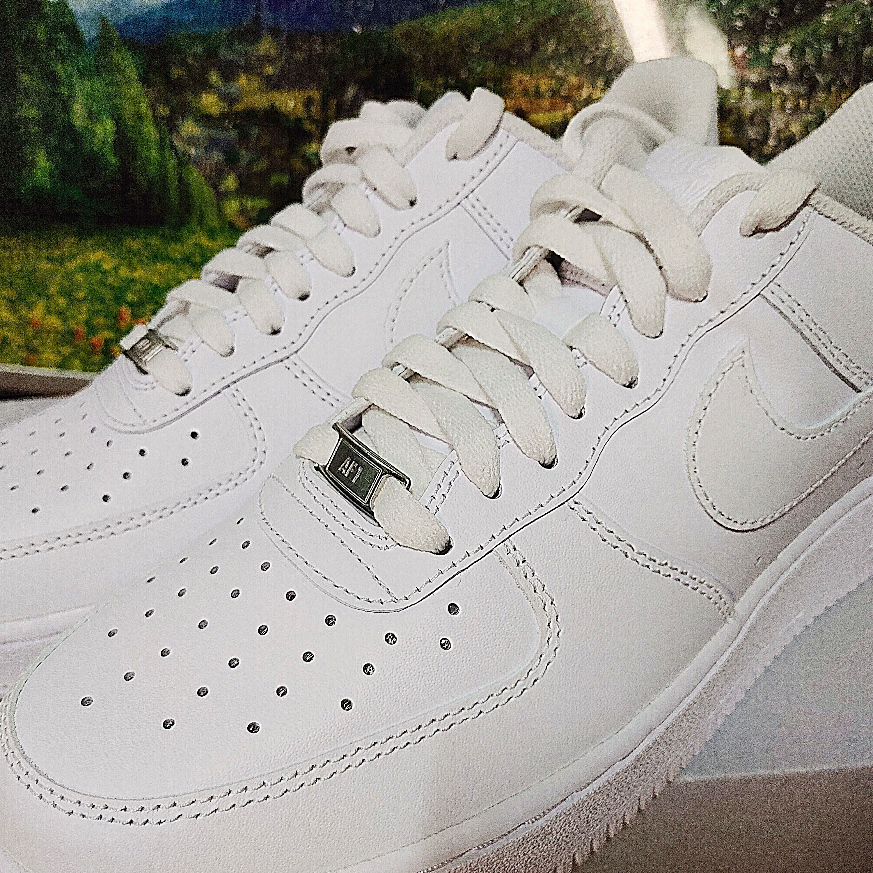 Nike Air Force 1 '07 Low White 착용 스타일 - 1