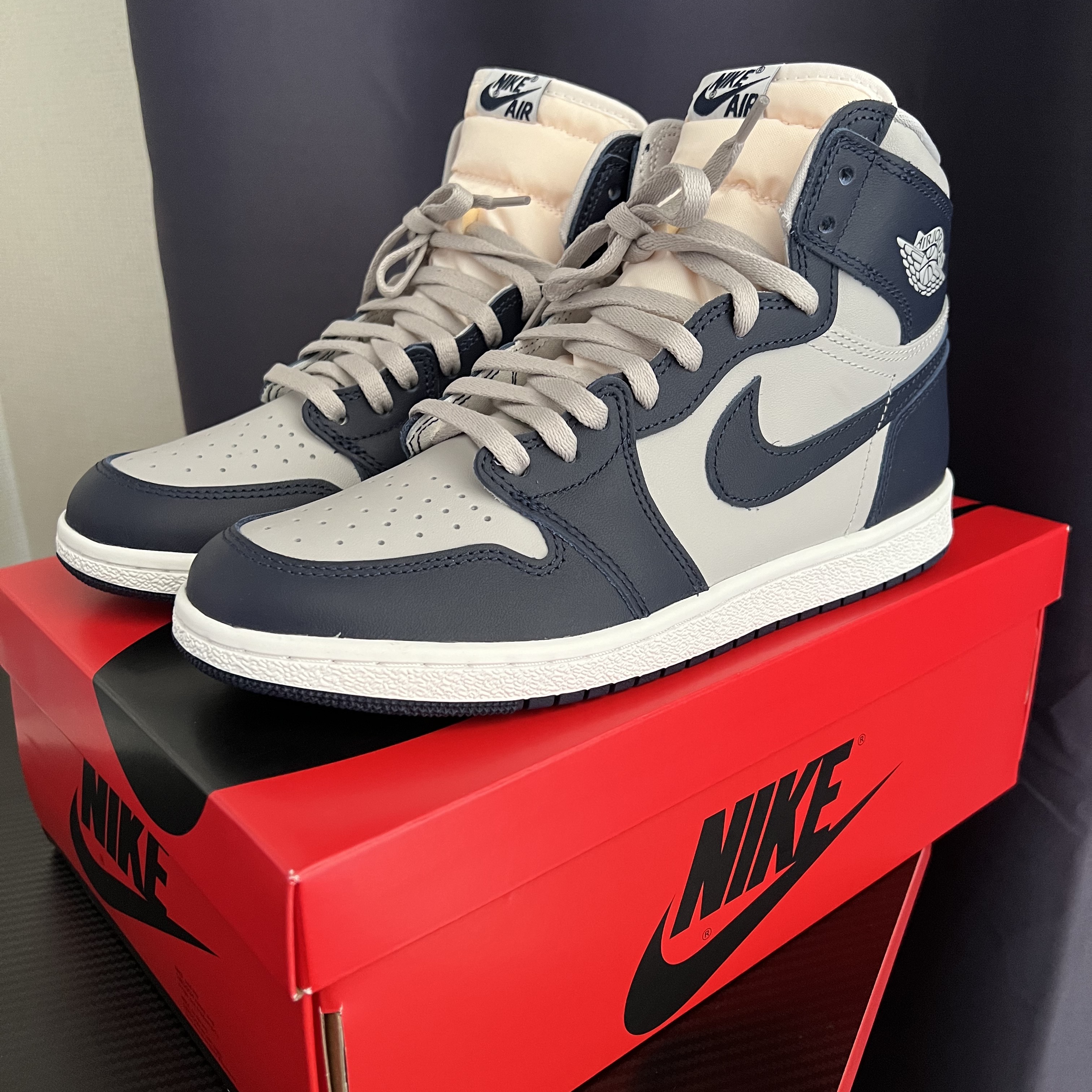 Jordan 1 High 85 College Navy 착용 스타일
