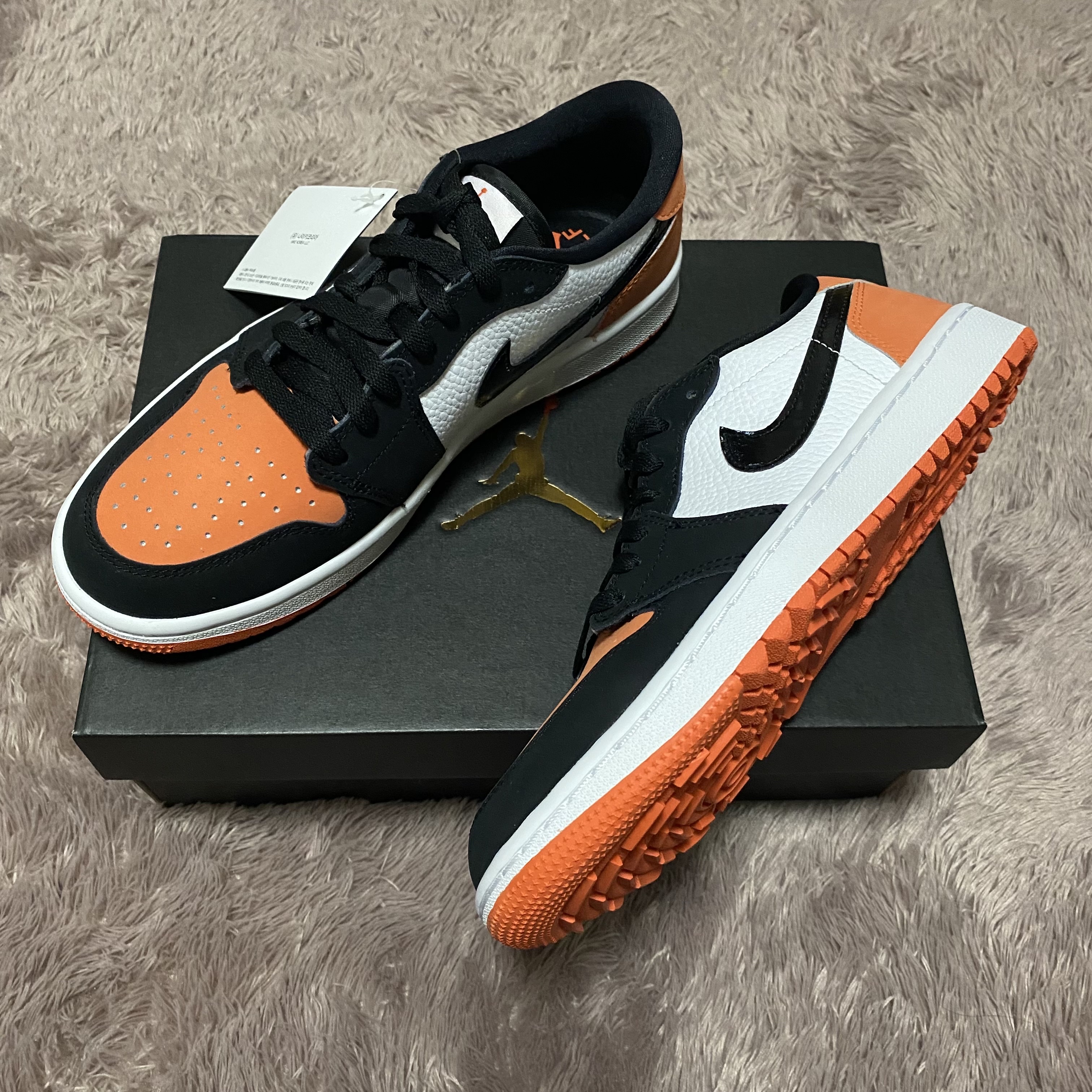 Jordan 1 Low Golf Starfish 착용 스타일