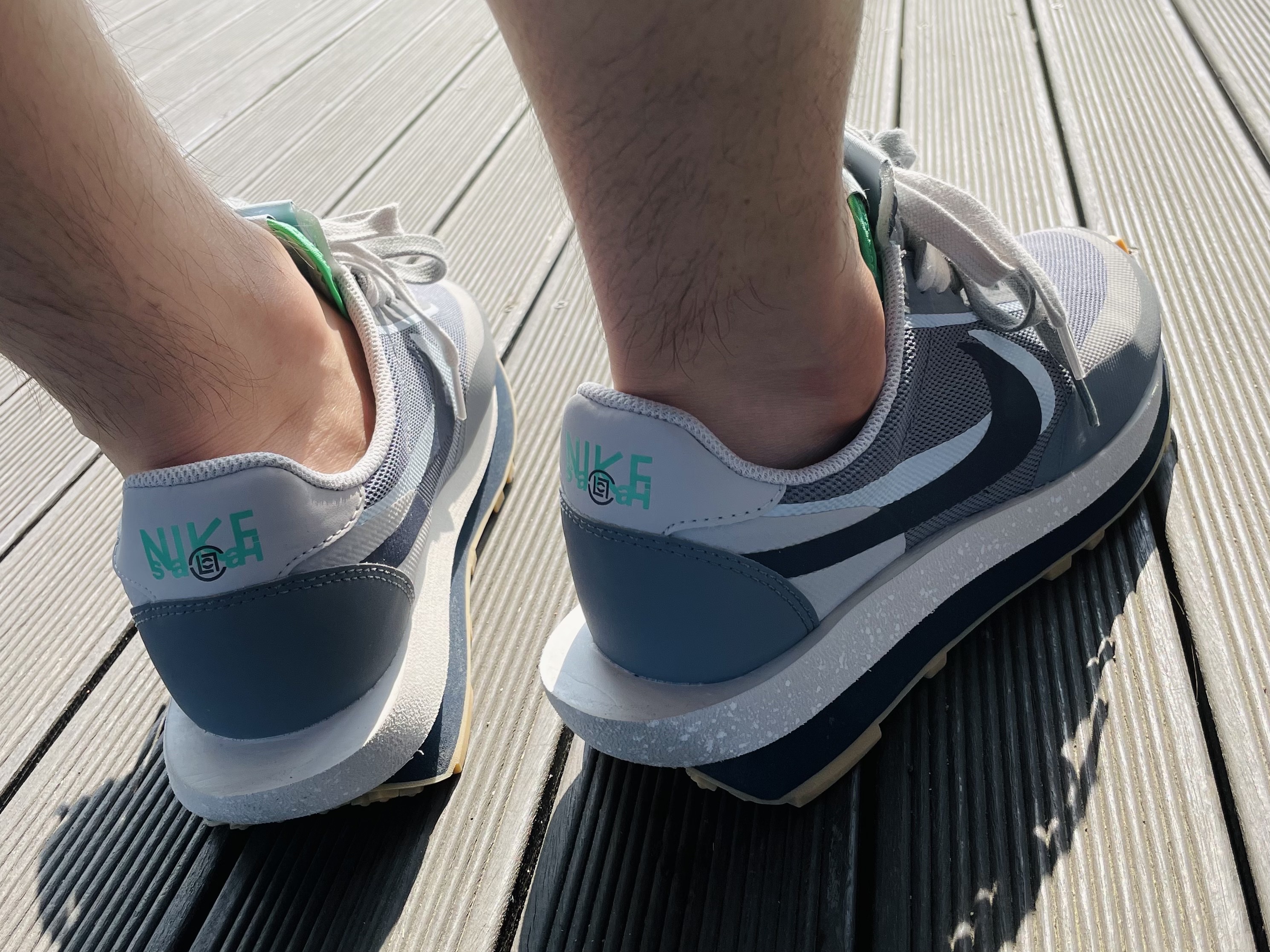 Nike x Sacai x Clot LDWaffle Cool Grey 착용 스타일