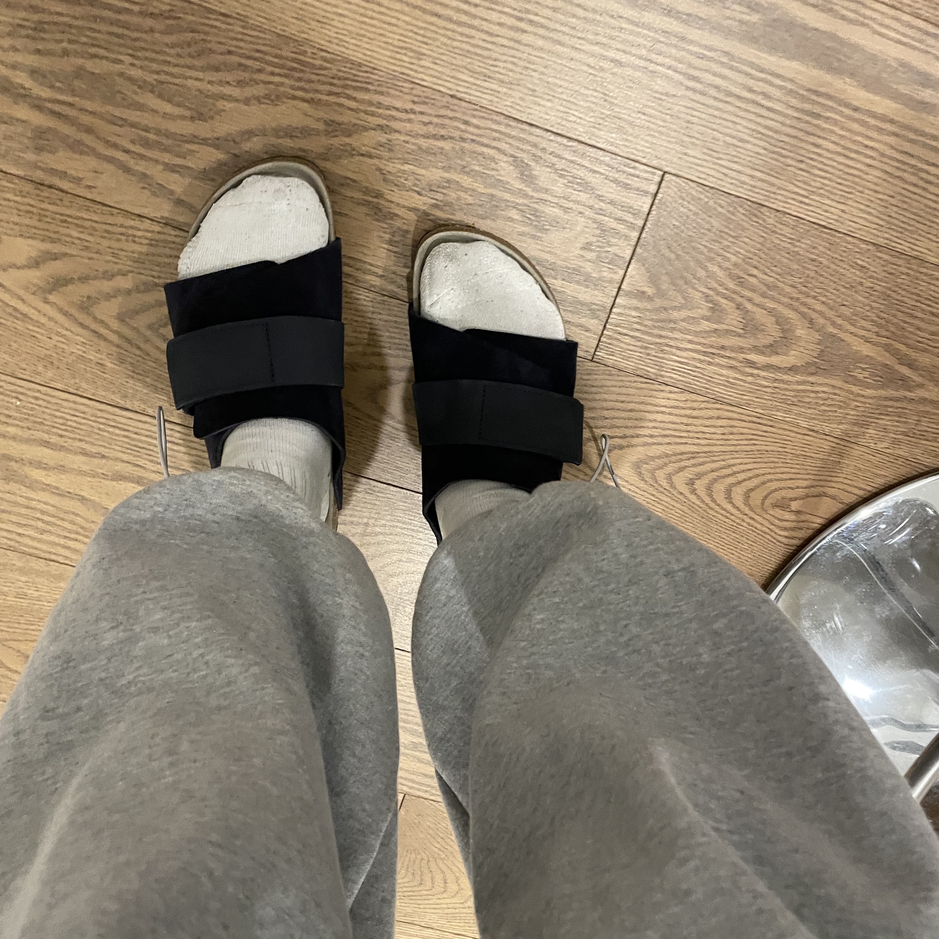 Birkenstock Kyoto Taupe - Regular 착용 스타일 - 3