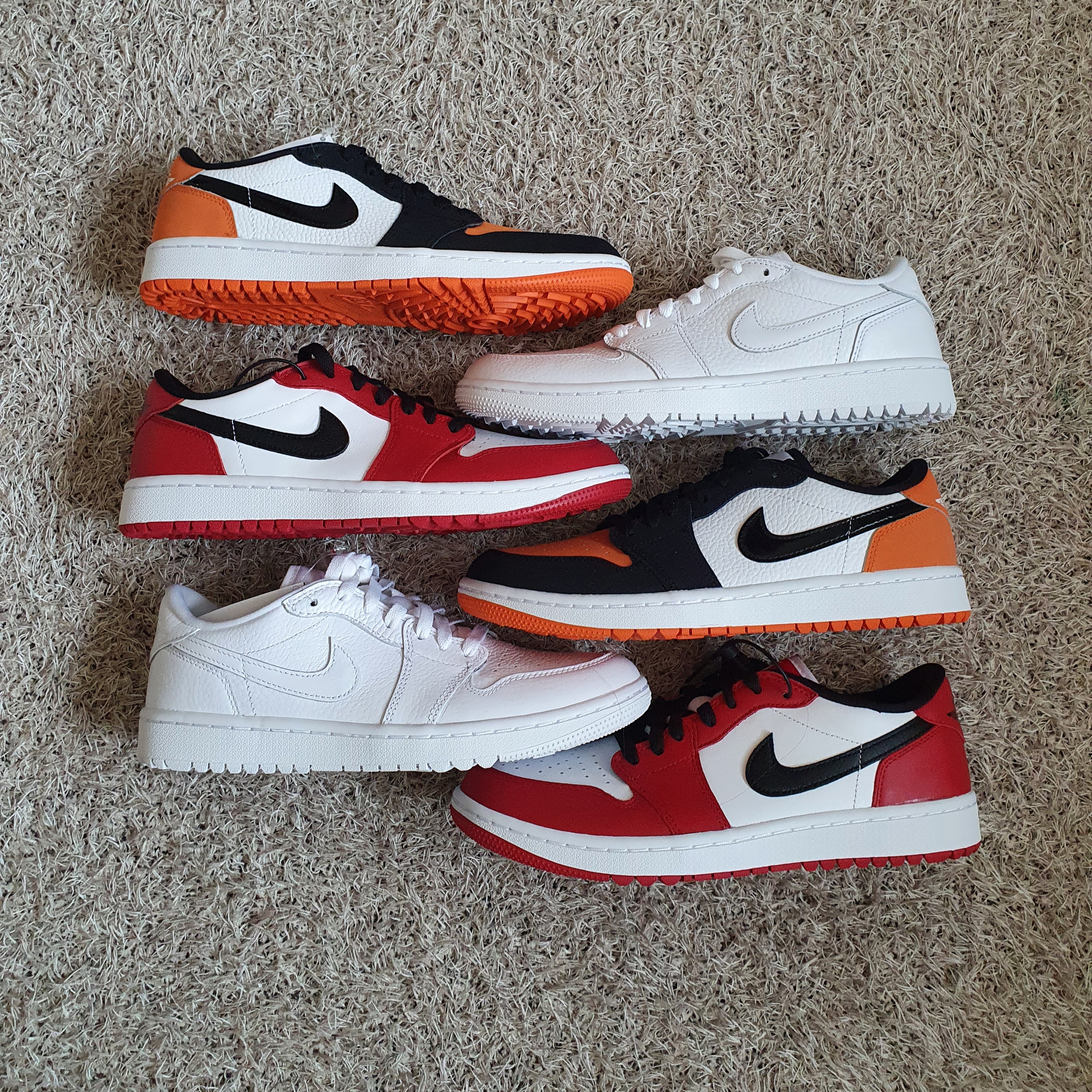 Jordan 1 Low Golf Starfish, Jordan 1 Low Golf Chicago 착용 스타일