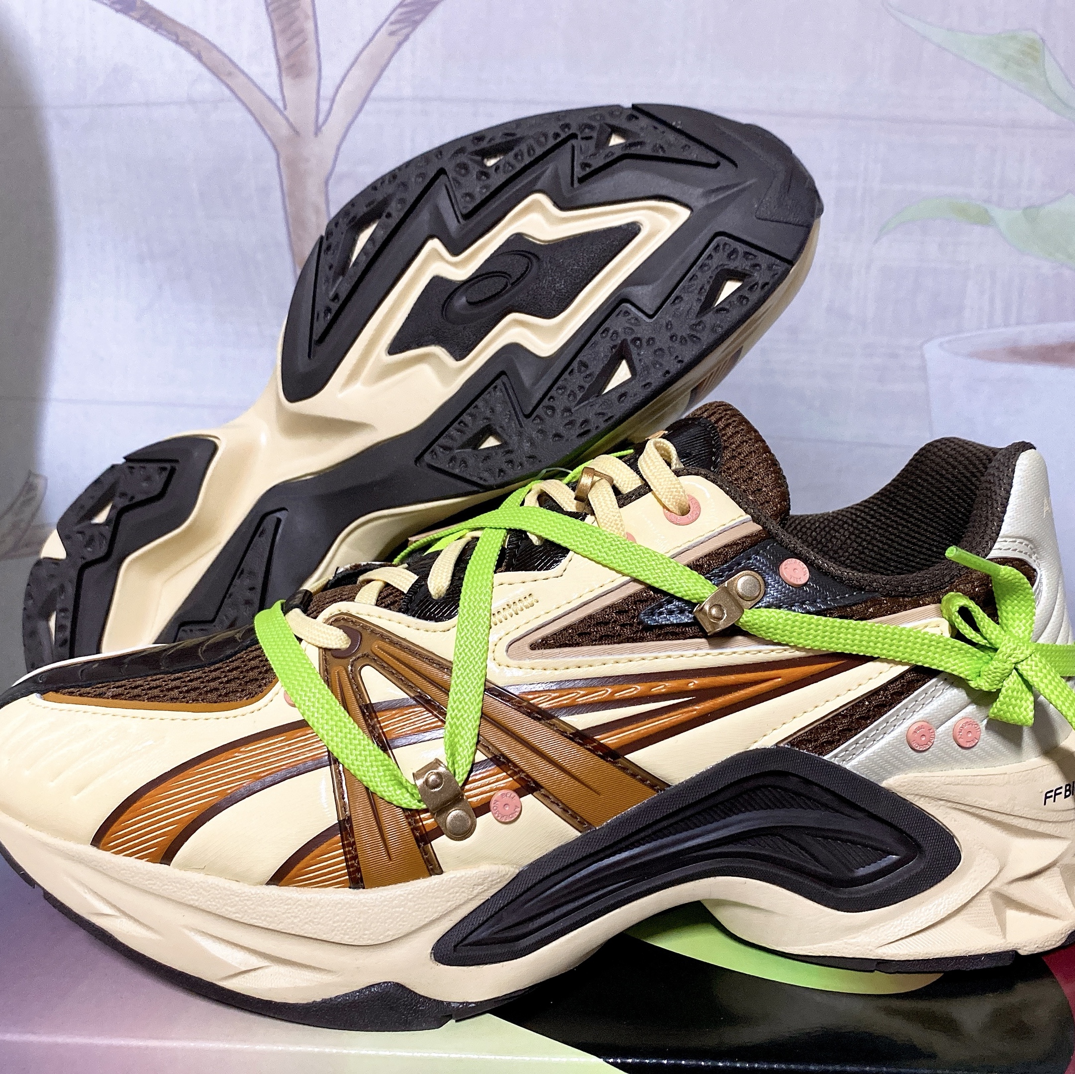 Asics x Andersson Bell HN2-S Protoblast Butter 착용 스타일 - 1