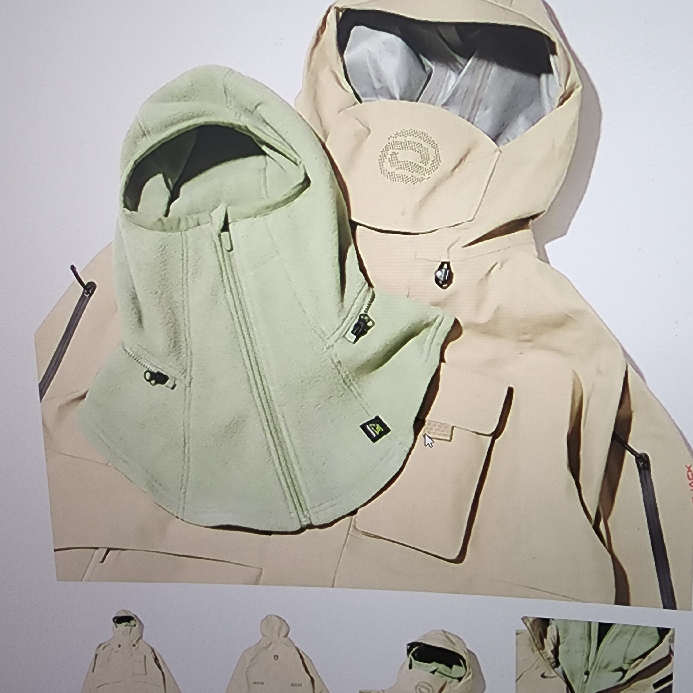 Nike x Travis Scott NRG BH Jacket Limestone - Asia 착용 스타일