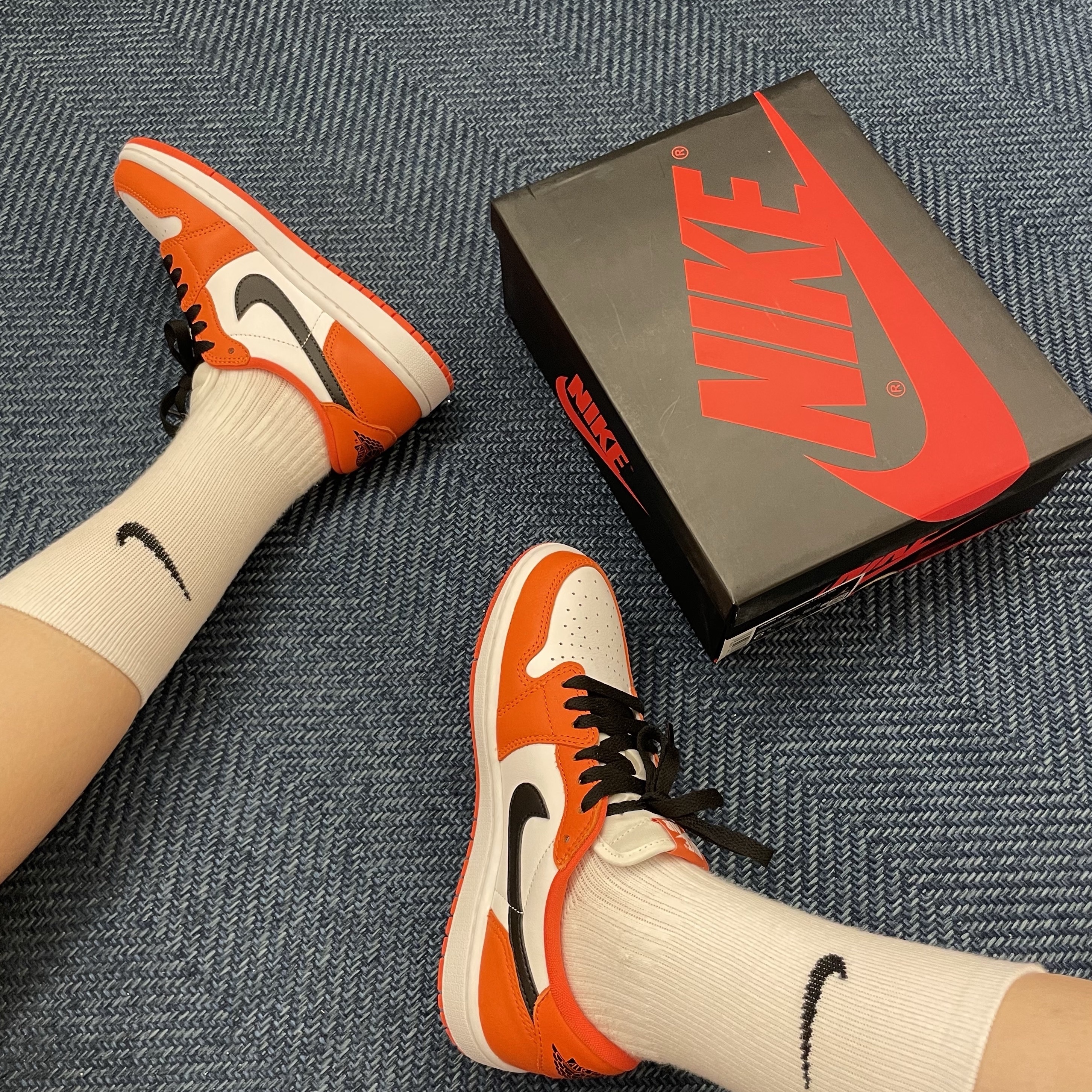 (W) Jordan 1 Low OG Starfish 착용 스타일